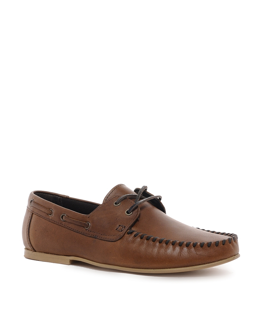 ASOS Loafers With Tie Front in Brown for Men Lyst
