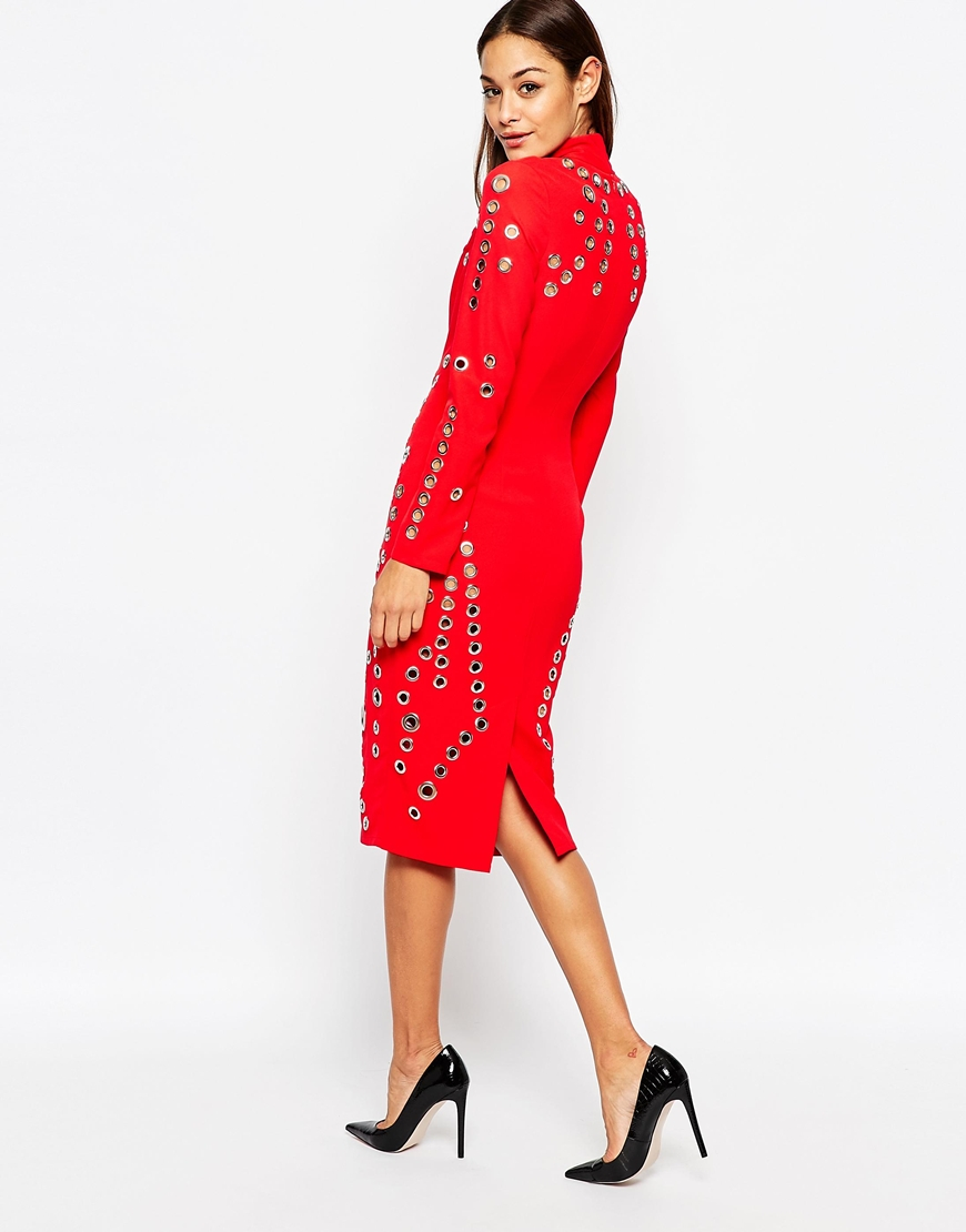 asos eyelet dress