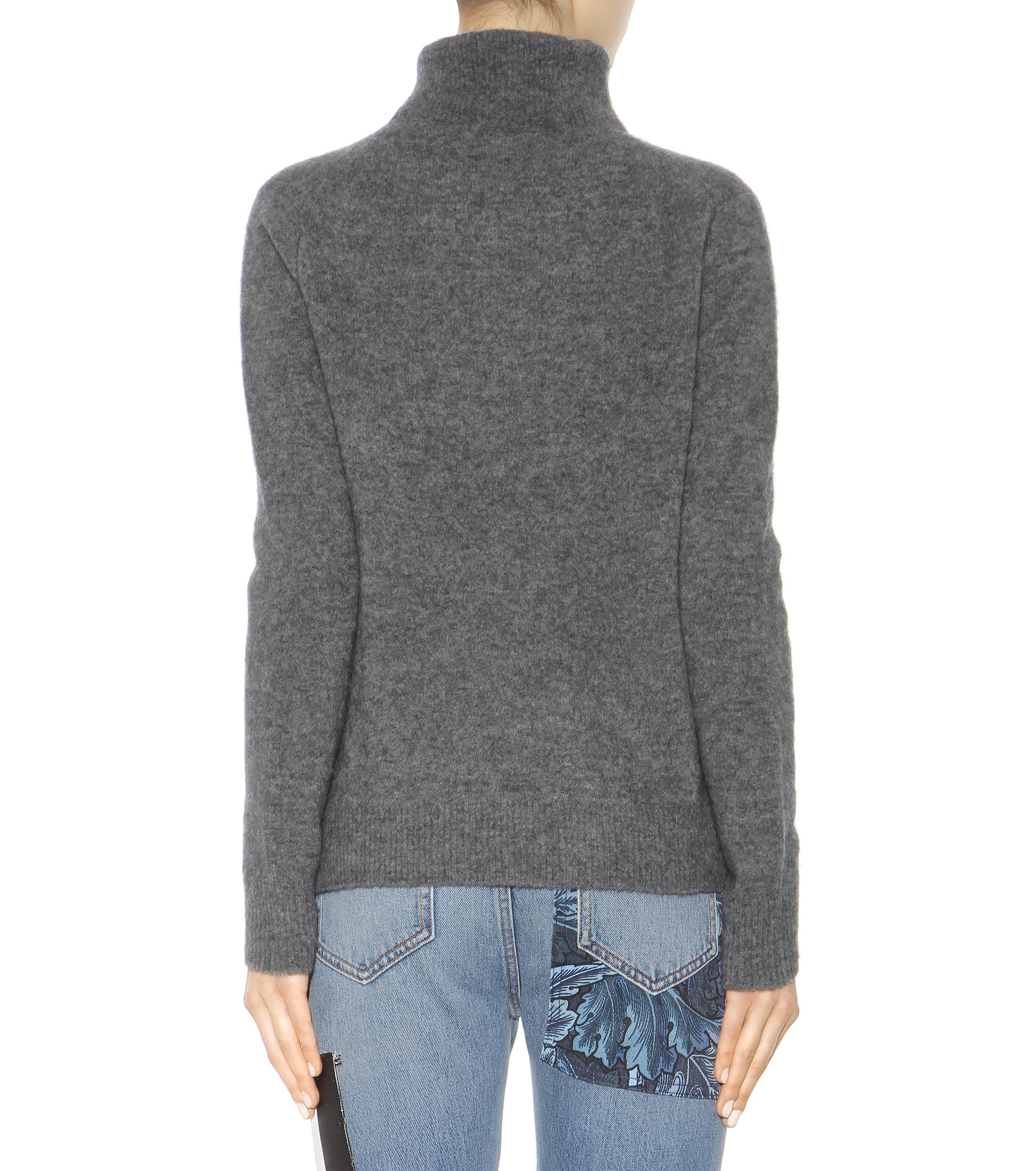 Marc by marc jacobs Wool-blend Turtleneck Sweater in Gray | Lyst
