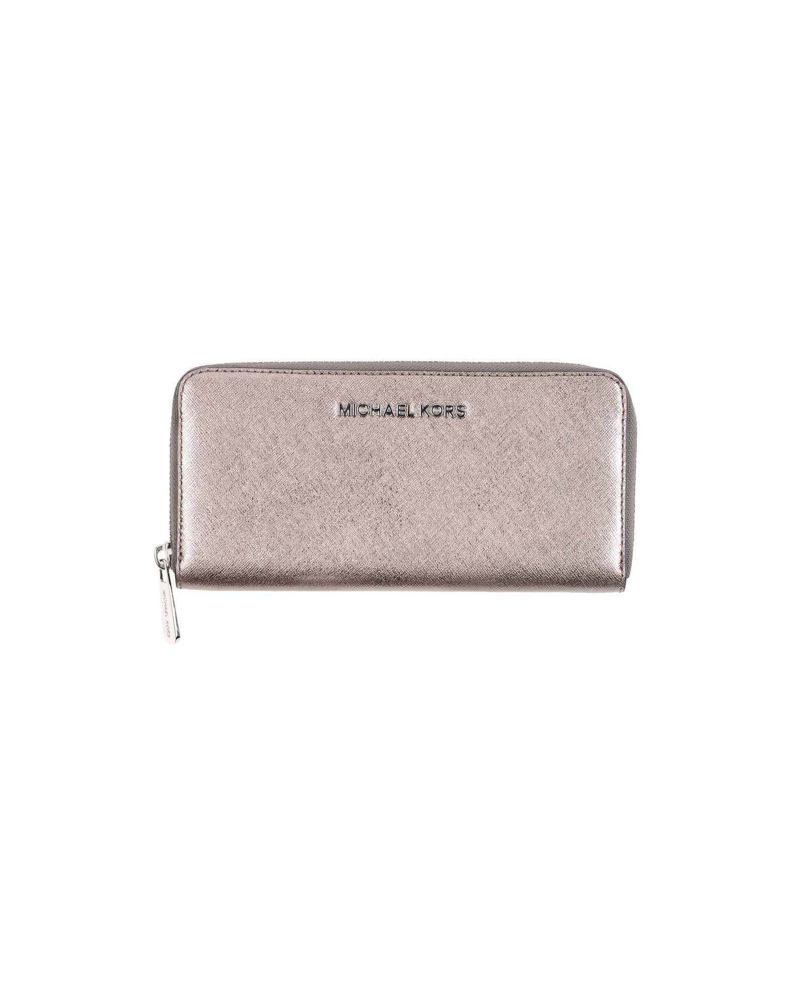Michael kors Wallet in Silver (Platinum) Lyst