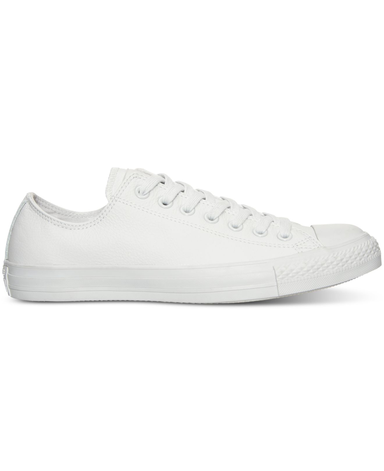 mens all white leather converse