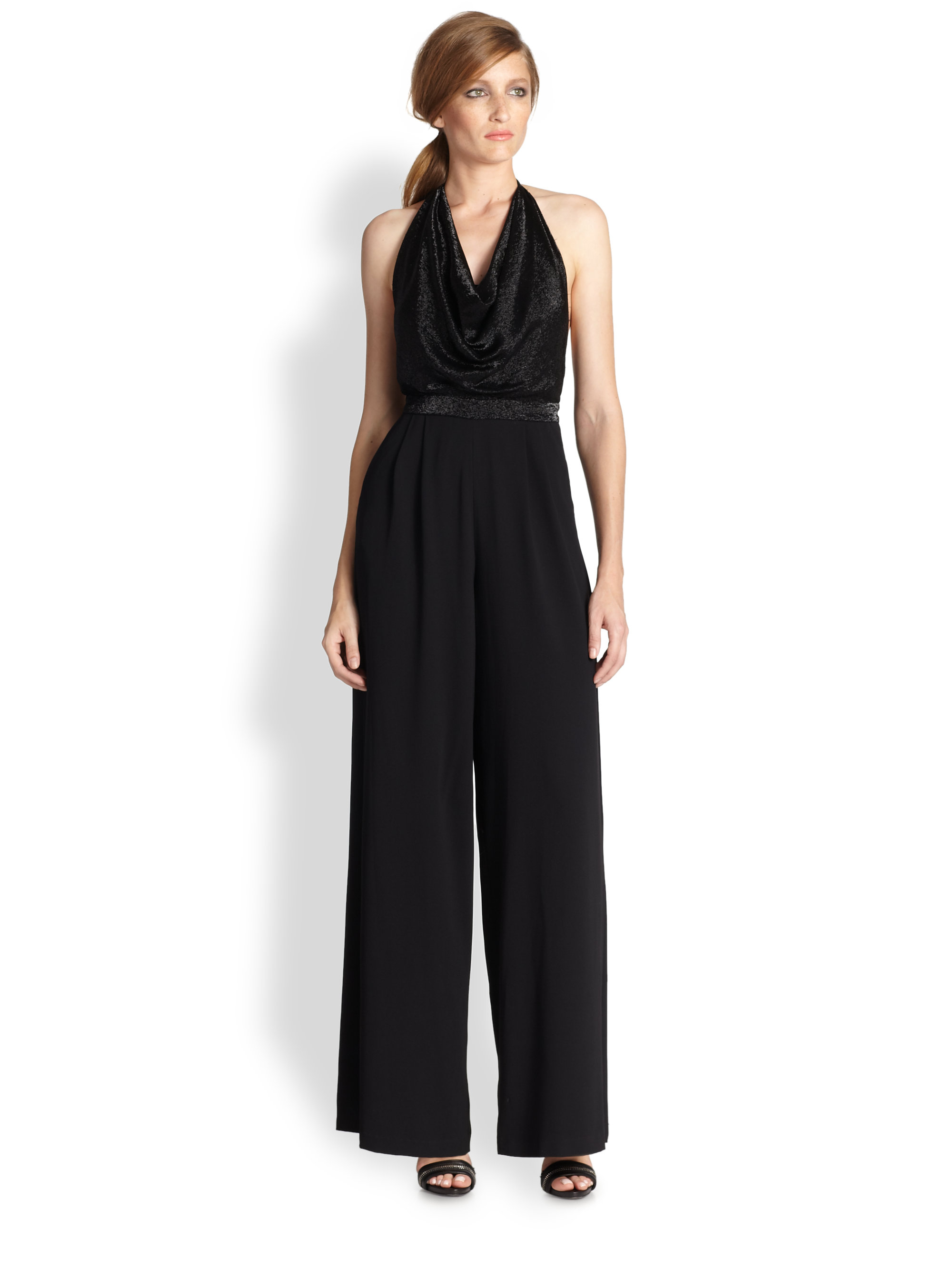 Alice and olivia black jumpsuit Clearance