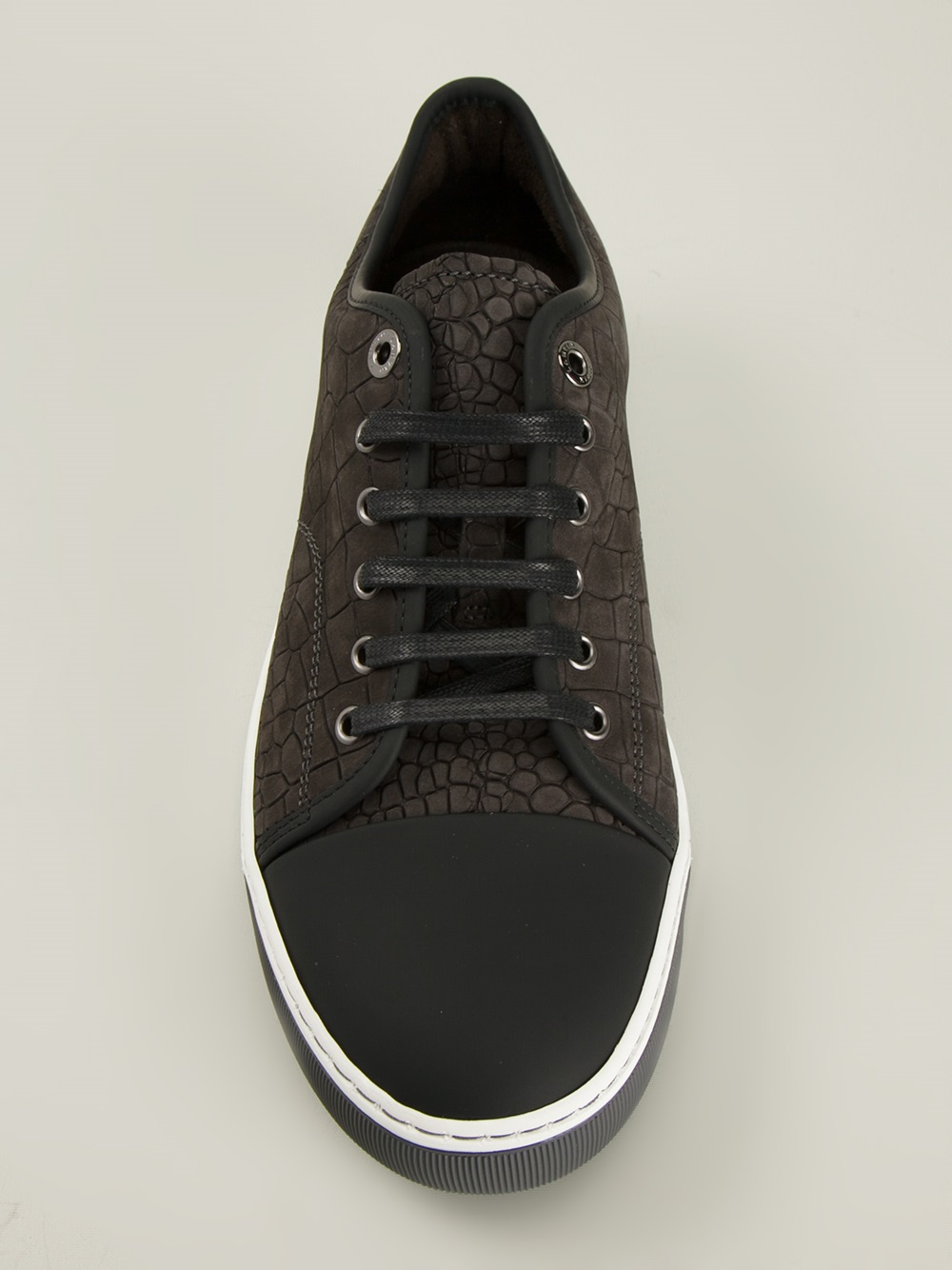 lanvin crocodile sneaker