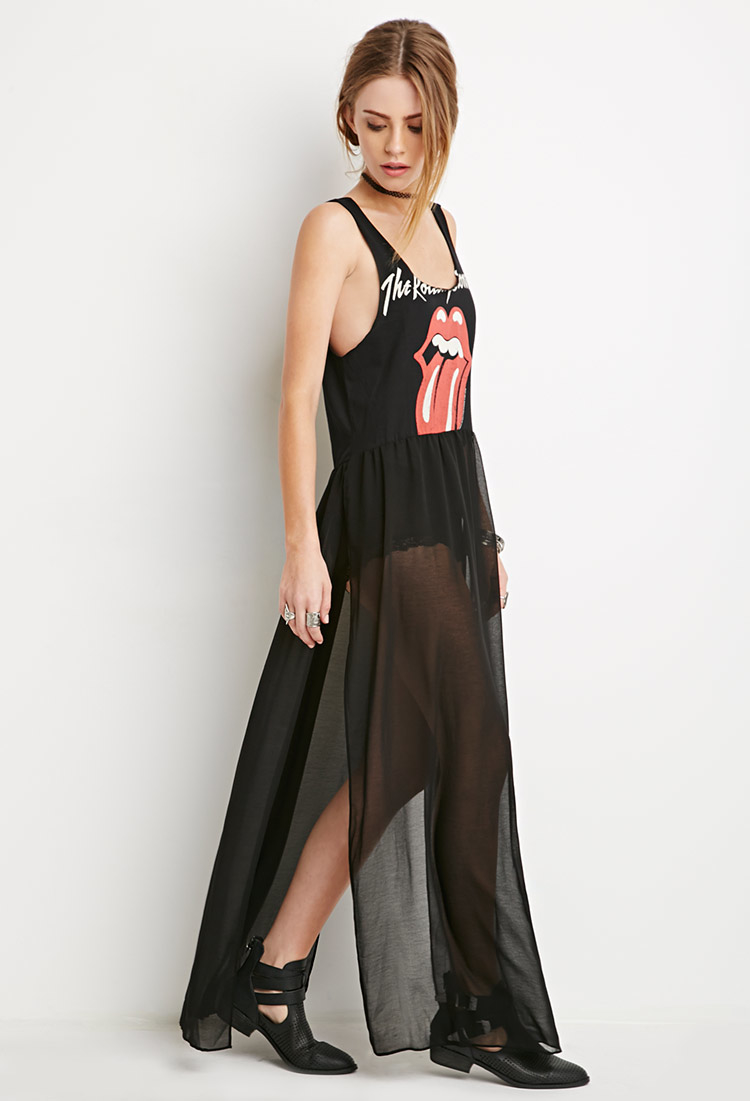Forever 21 Rolling Stones Maxi Dress ...