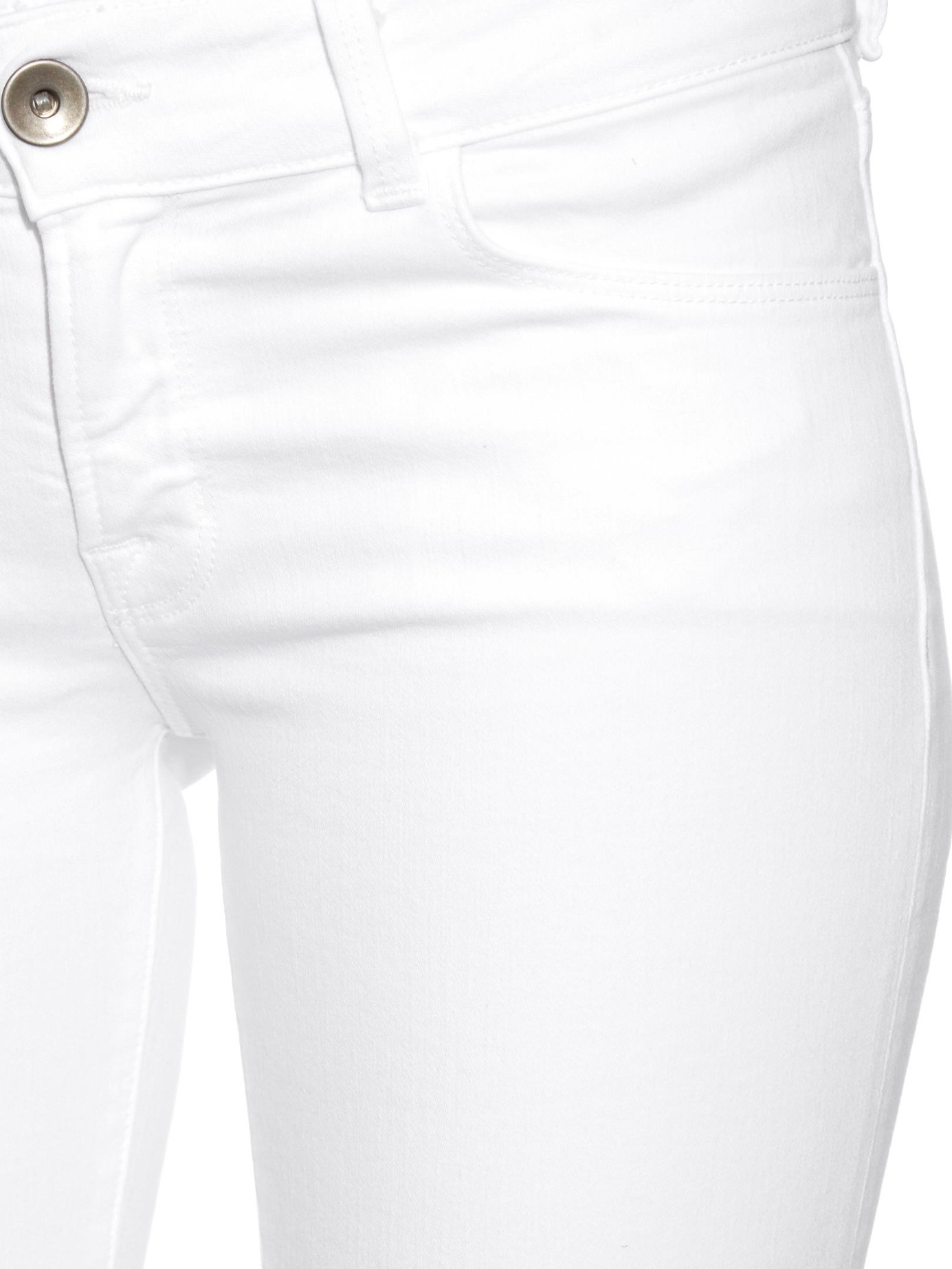 J Brand Denim Love Story Low-rise Flared Jeans in White | Lyst