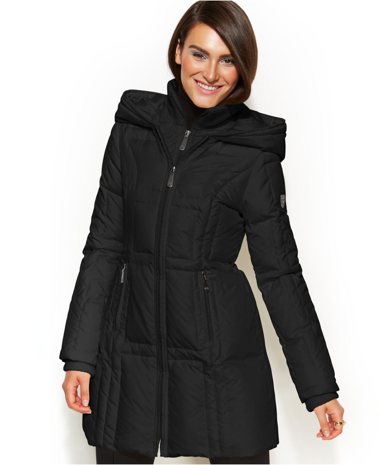 vince camuto hooded parka