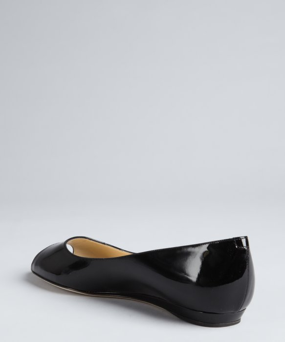 black jimmy choo flats