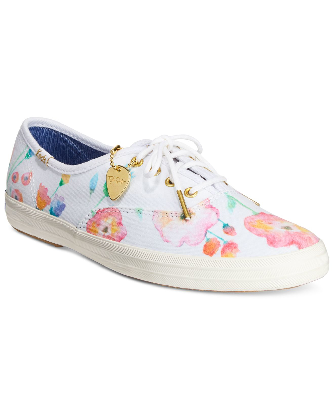 Keds Women's Limited Edition Taylor Swift Champion Flower Painting Sneakers  in White | Lyst
