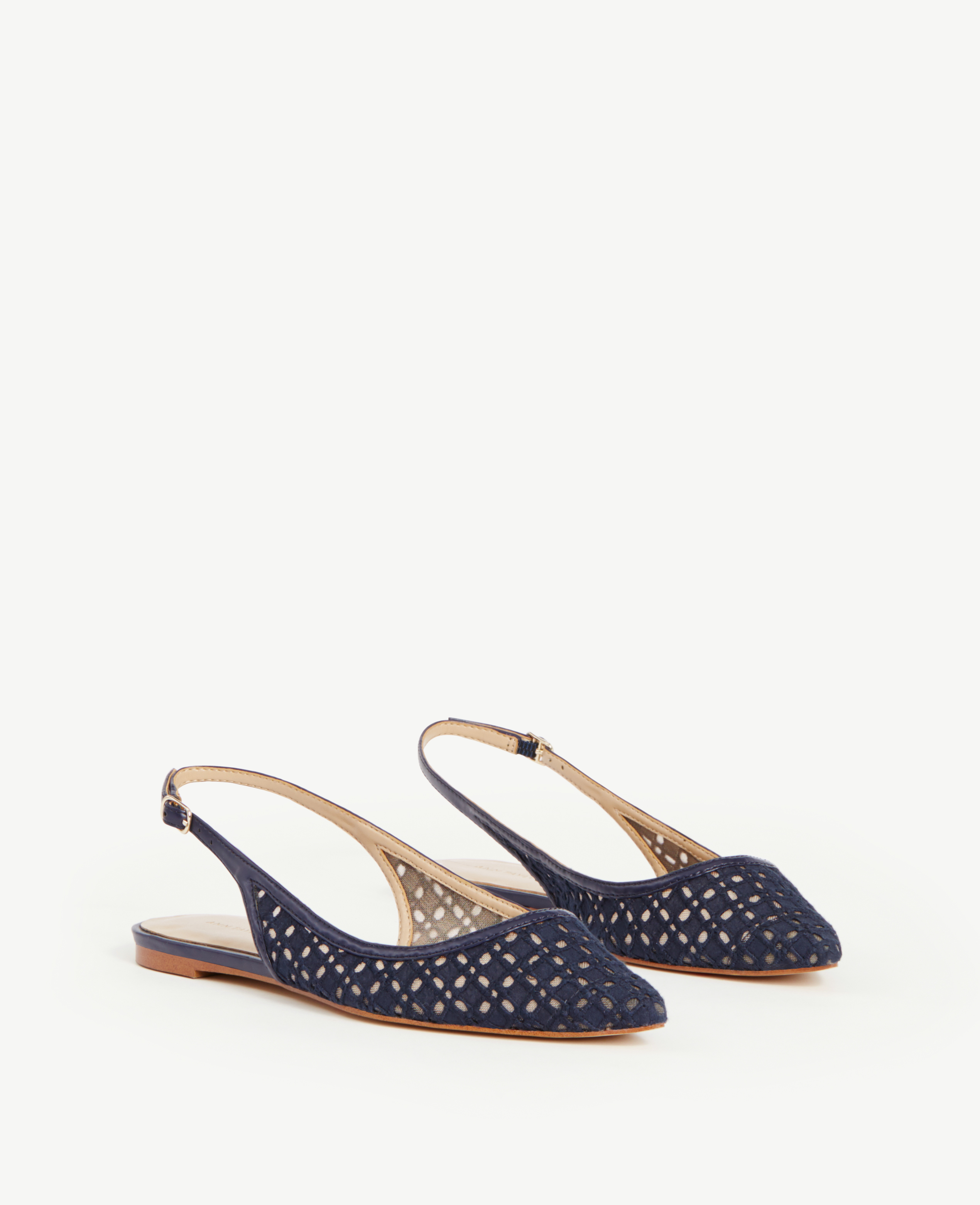 navy blue slingback flats factory c783b 