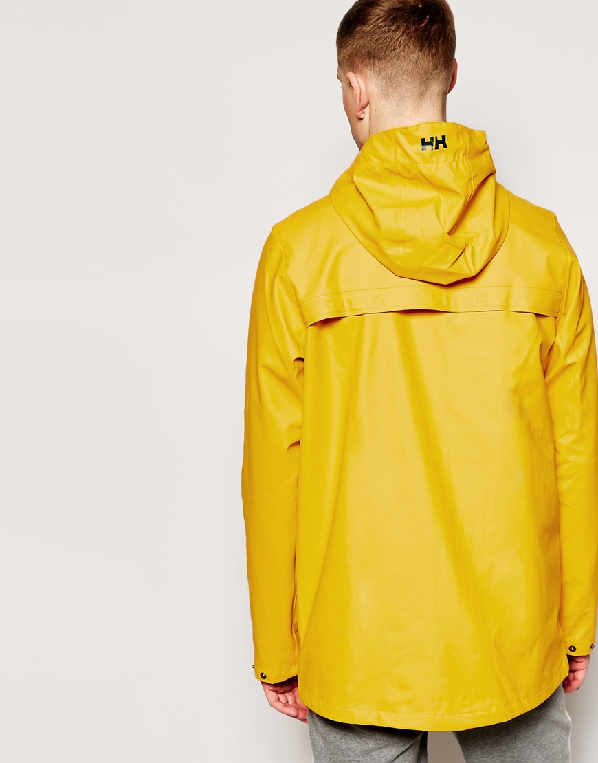 møl lokal Uredelighed Helly Hansen Lerwick Rain Jacket in Yellow for Men | Lyst