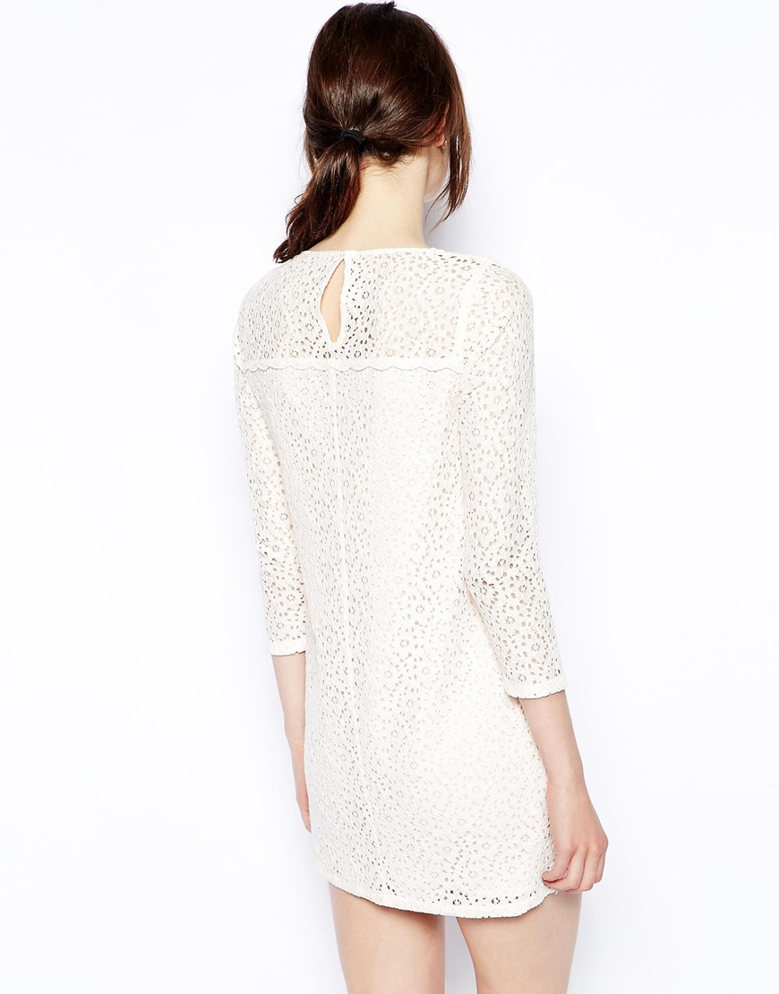 jack wills black lace dress