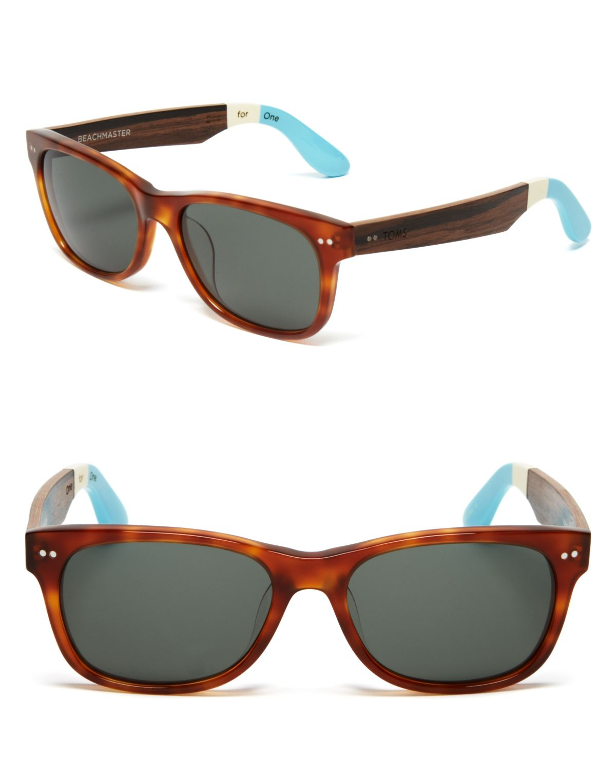 TOMS Beachmaster Sunglasses Brown Lyst