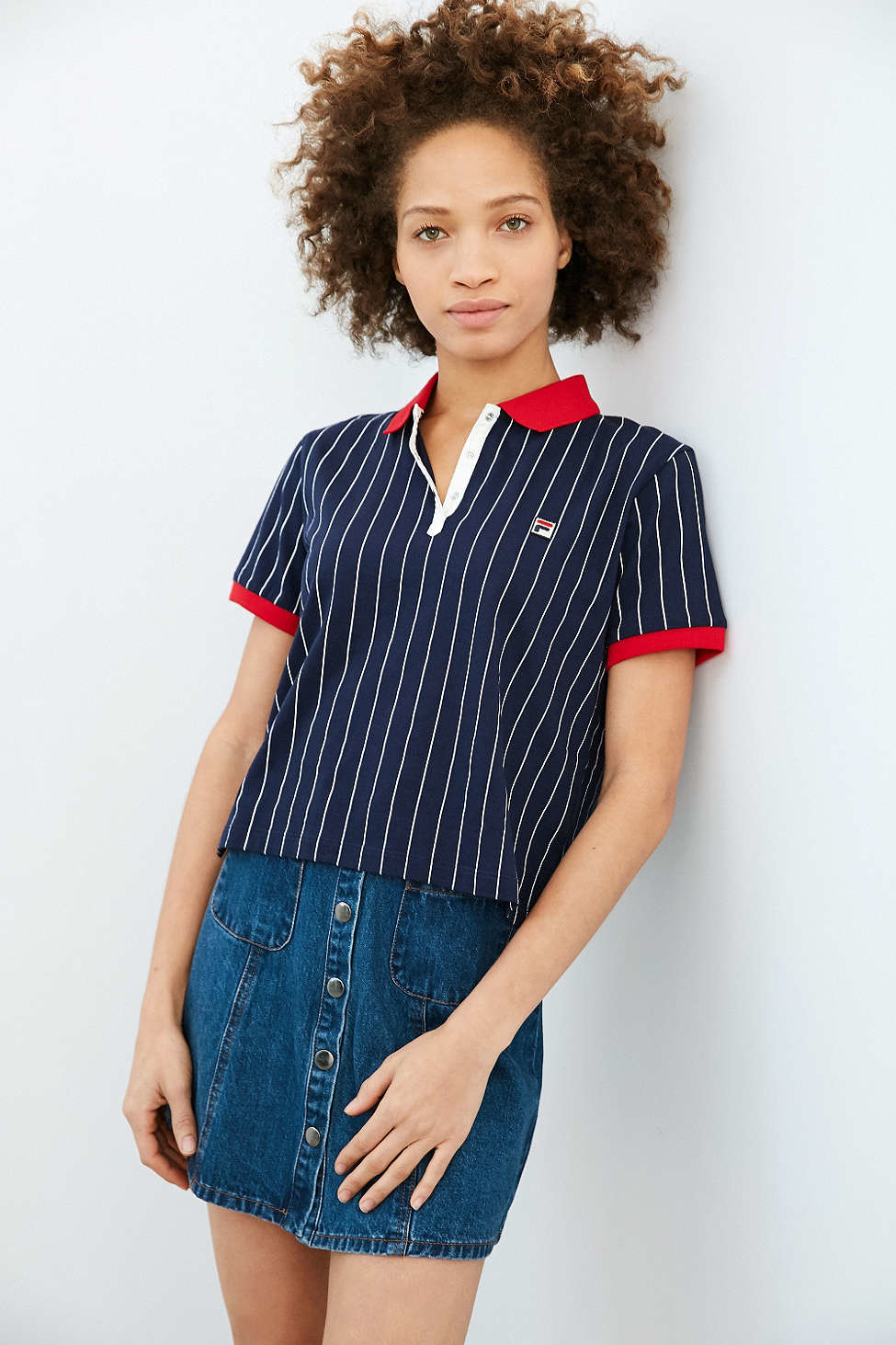 fila polo womens blue