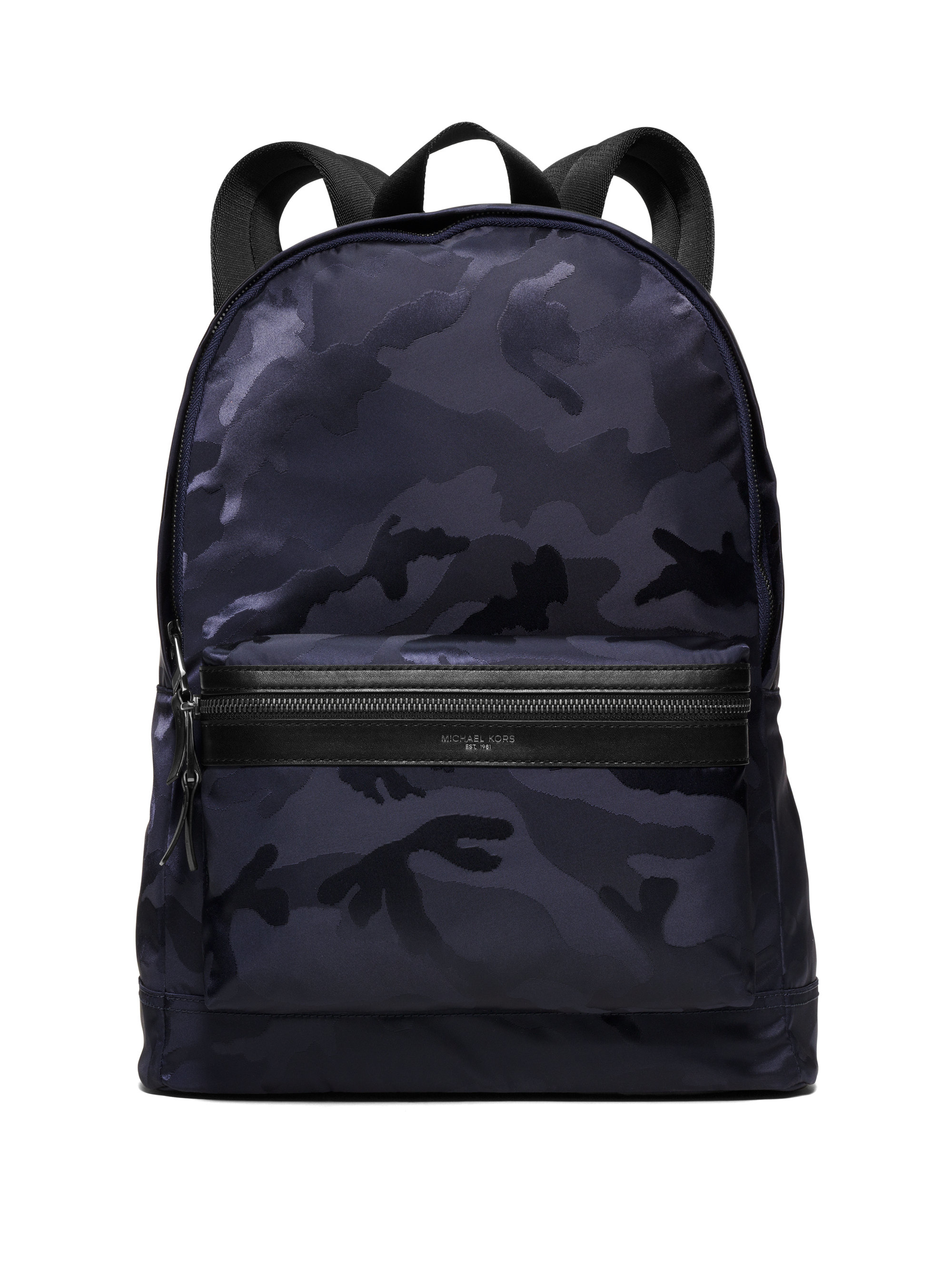 monogram large bill pouch in grain de poudre embossed leather