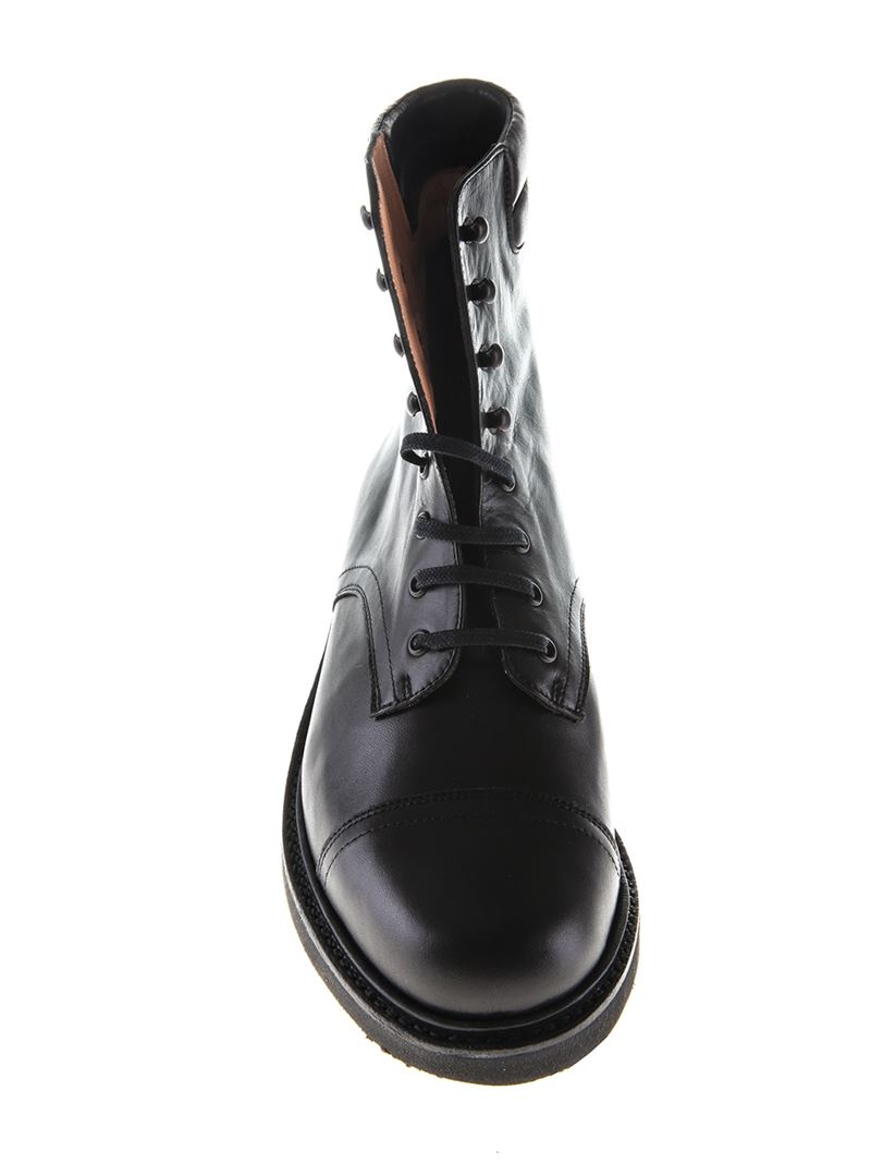 robert clergerie combat boots