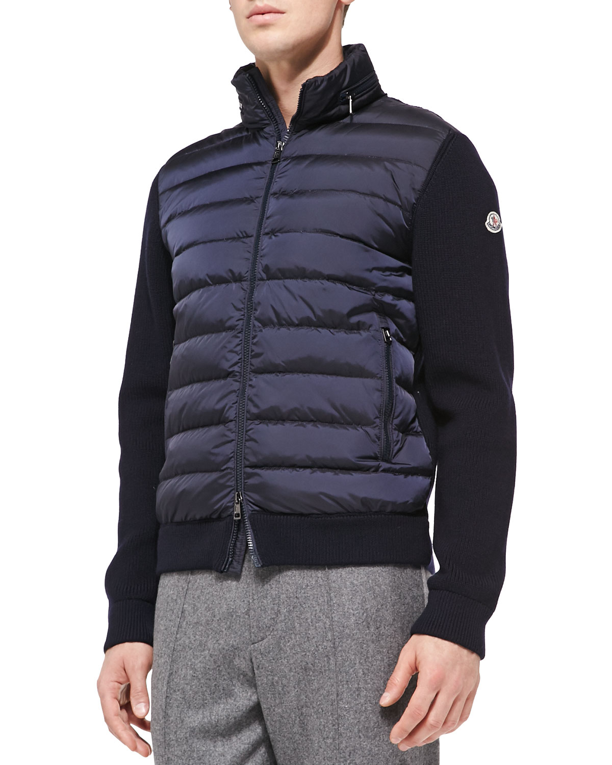 moncler blue sweater