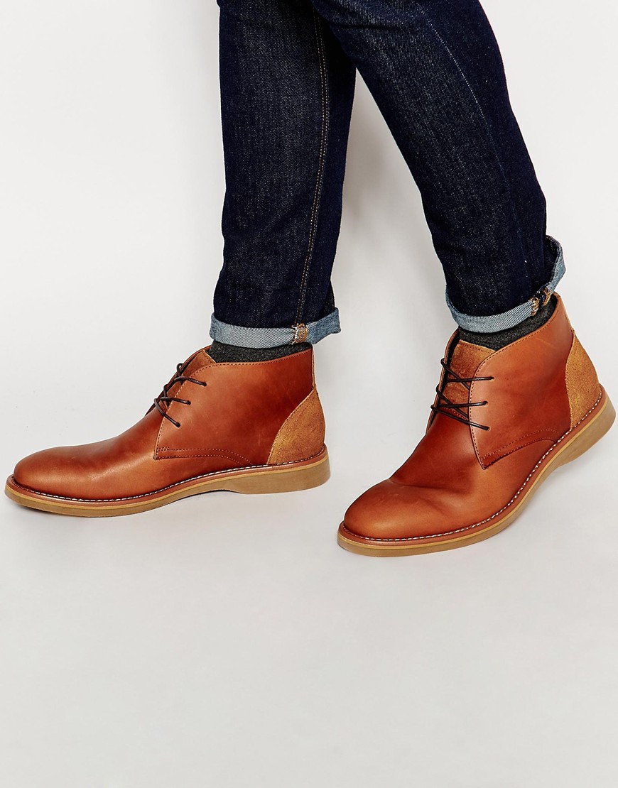 aldo waylle leather chukka boot