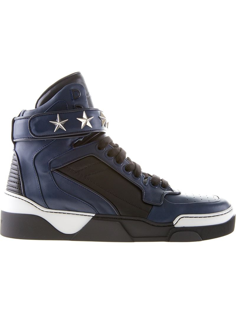 Givenchy 'tyson' Hi-top Sneakers in Blue for Men - Lyst