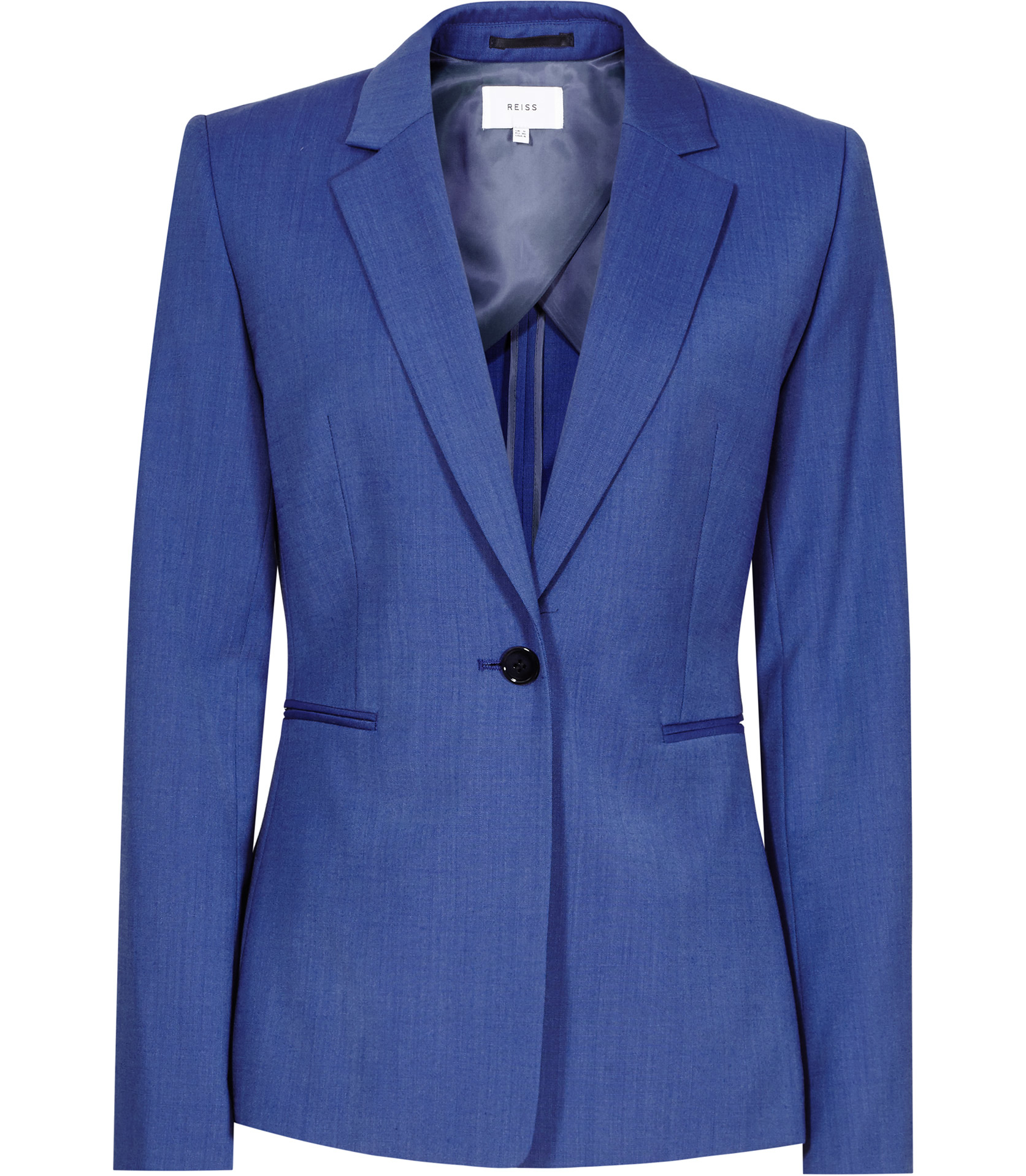 Reiss Arlo Jacket Single-breasted Blazer in Blue - Lyst