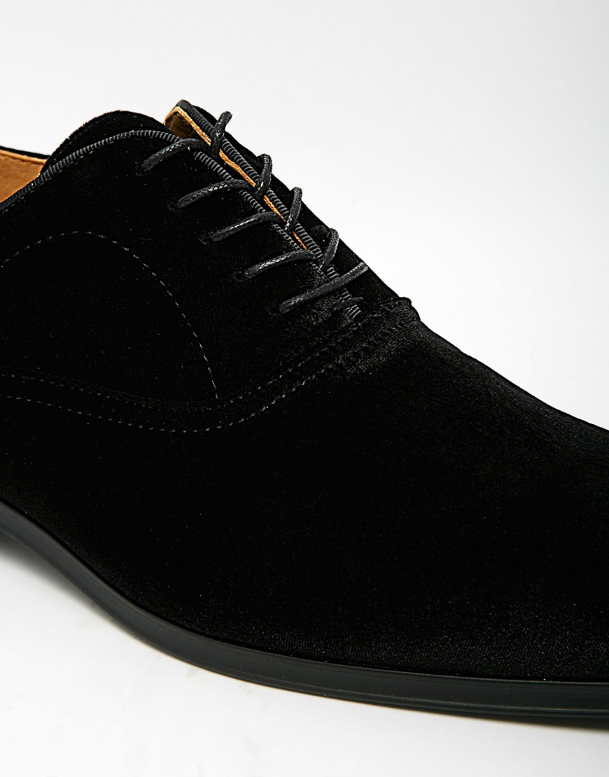 ALDO Megantic Velvet Oxford Shoes in Black for Men | Lyst