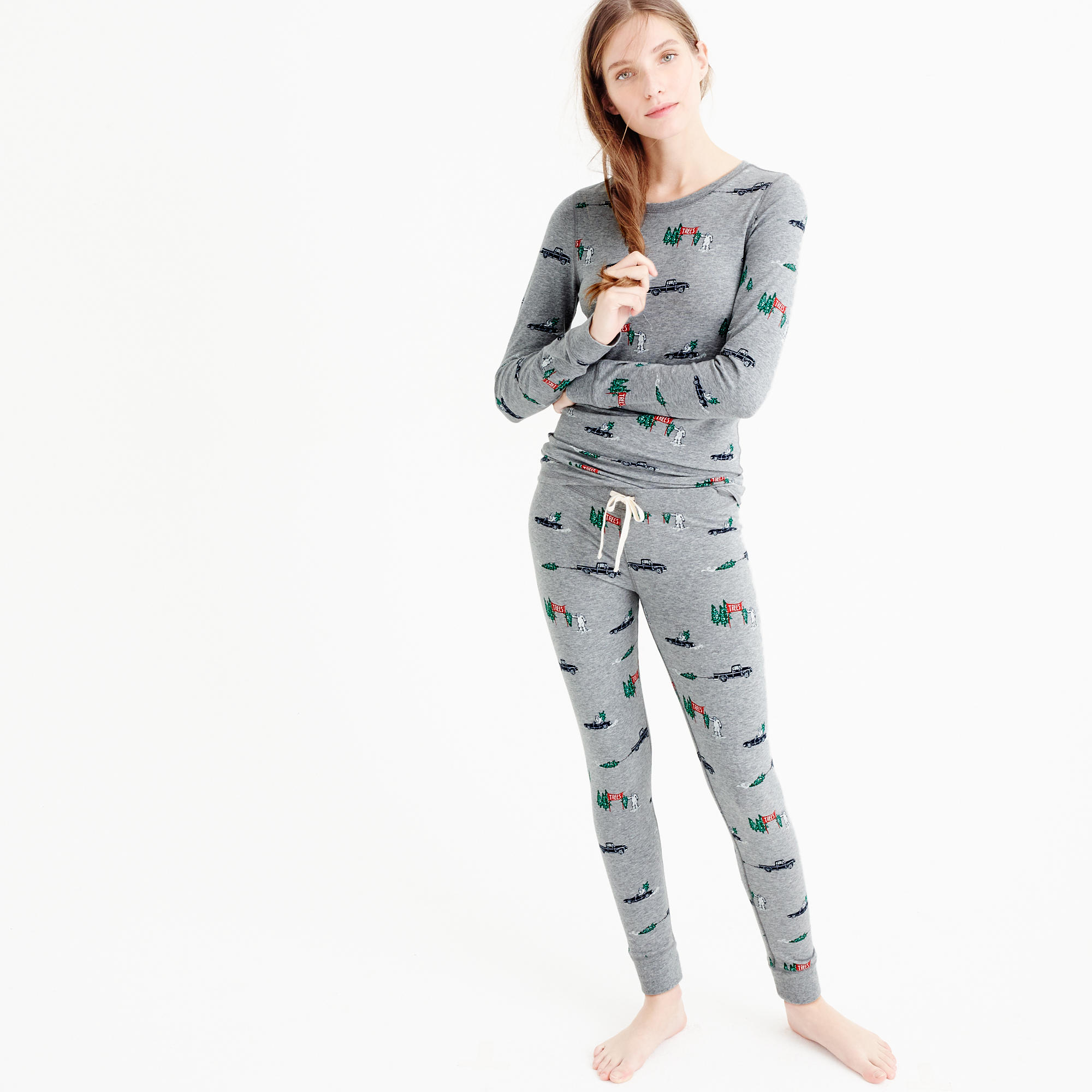 Lyst J.Crew Cotton Yeti Pajama Set