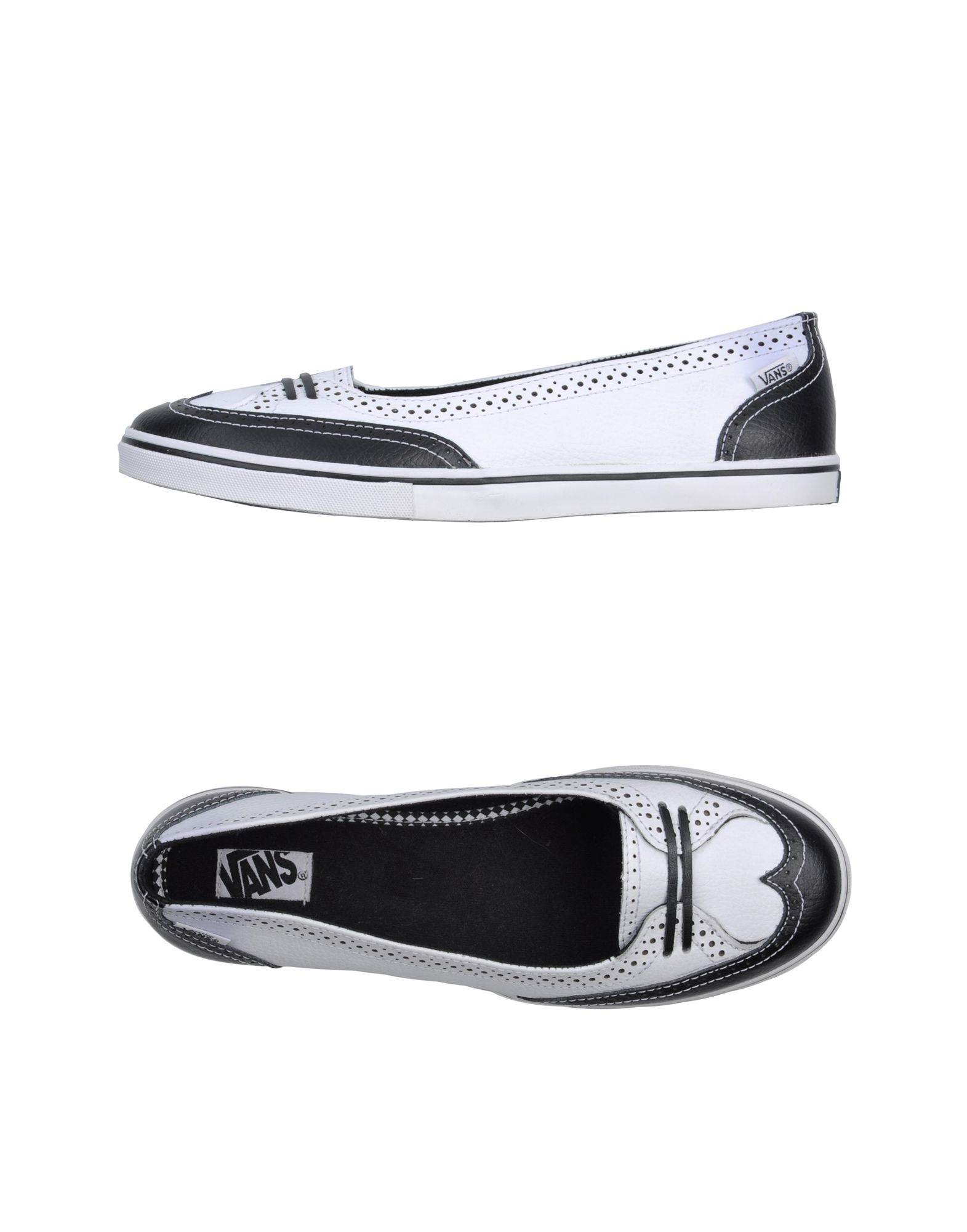 Vans Ballet Flats in White - Lyst