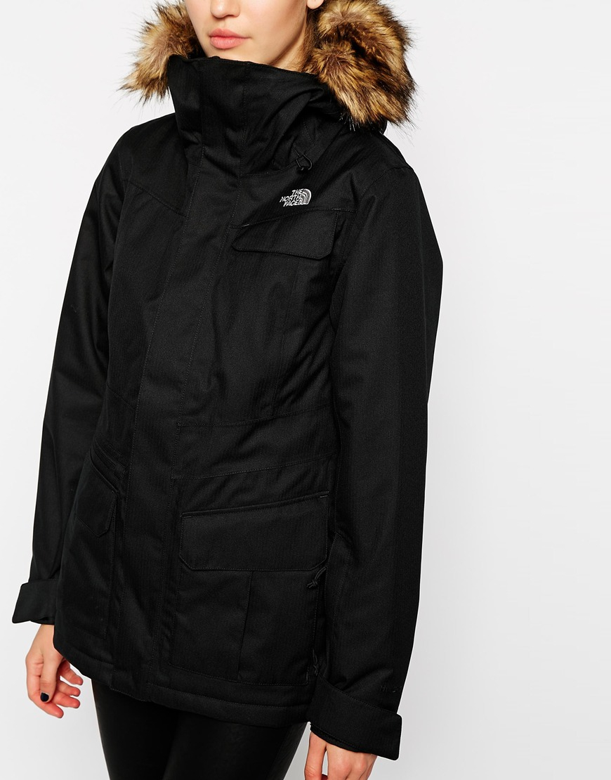 north face fur lined women's jacket