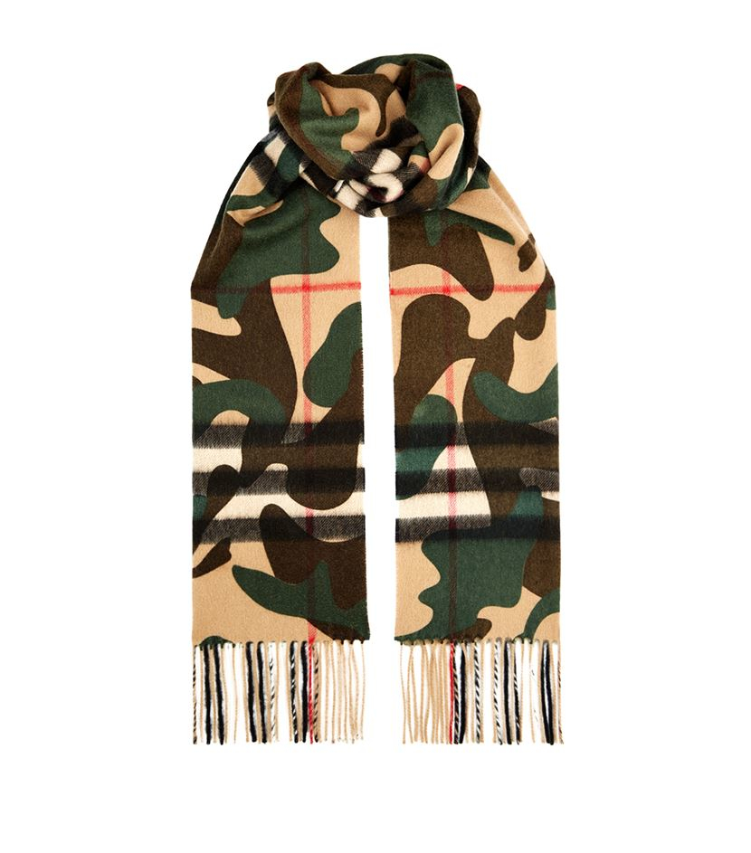 burberry camo scarf