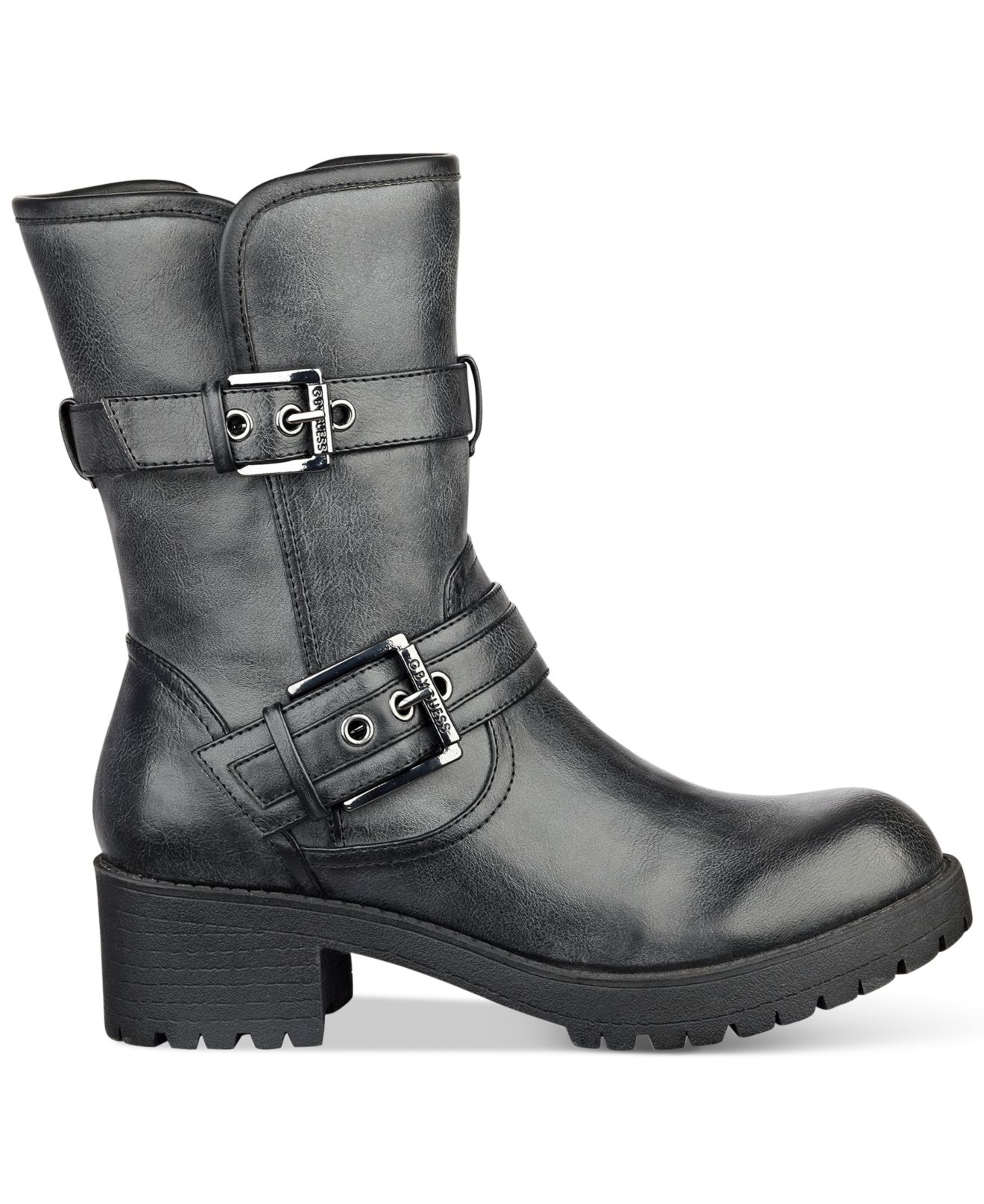 G by Guess Minion Moto Booties in Black 