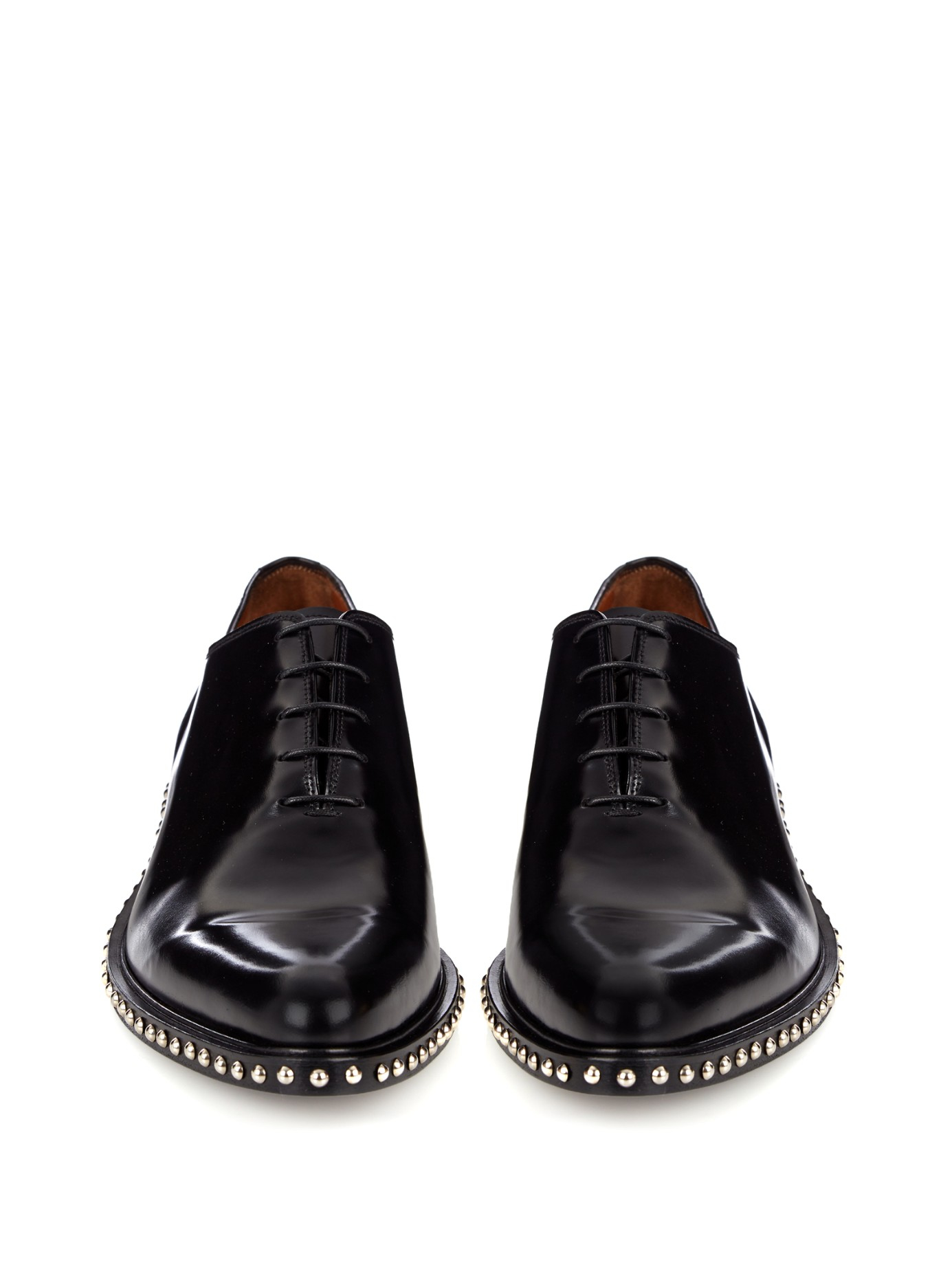 Givenchy Studded Leather Lace-Up Derby 
