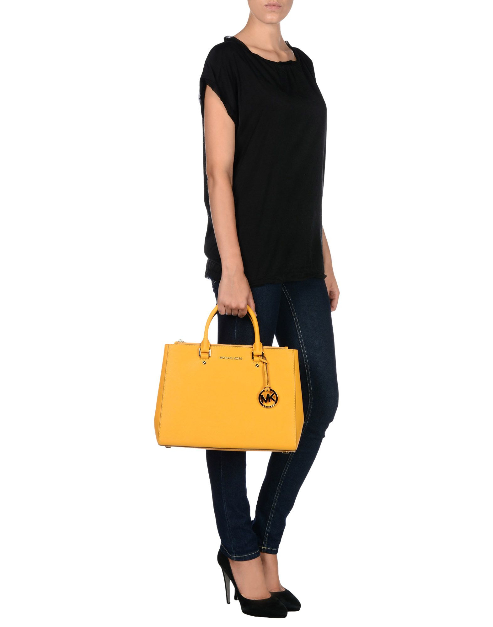 MICHAEL Michael Kors Handbag in Yellow | Lyst