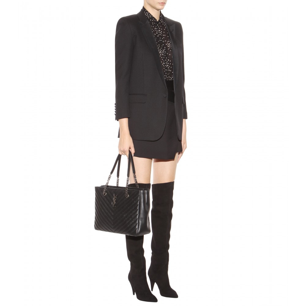 yves saint laurent over the knee boots