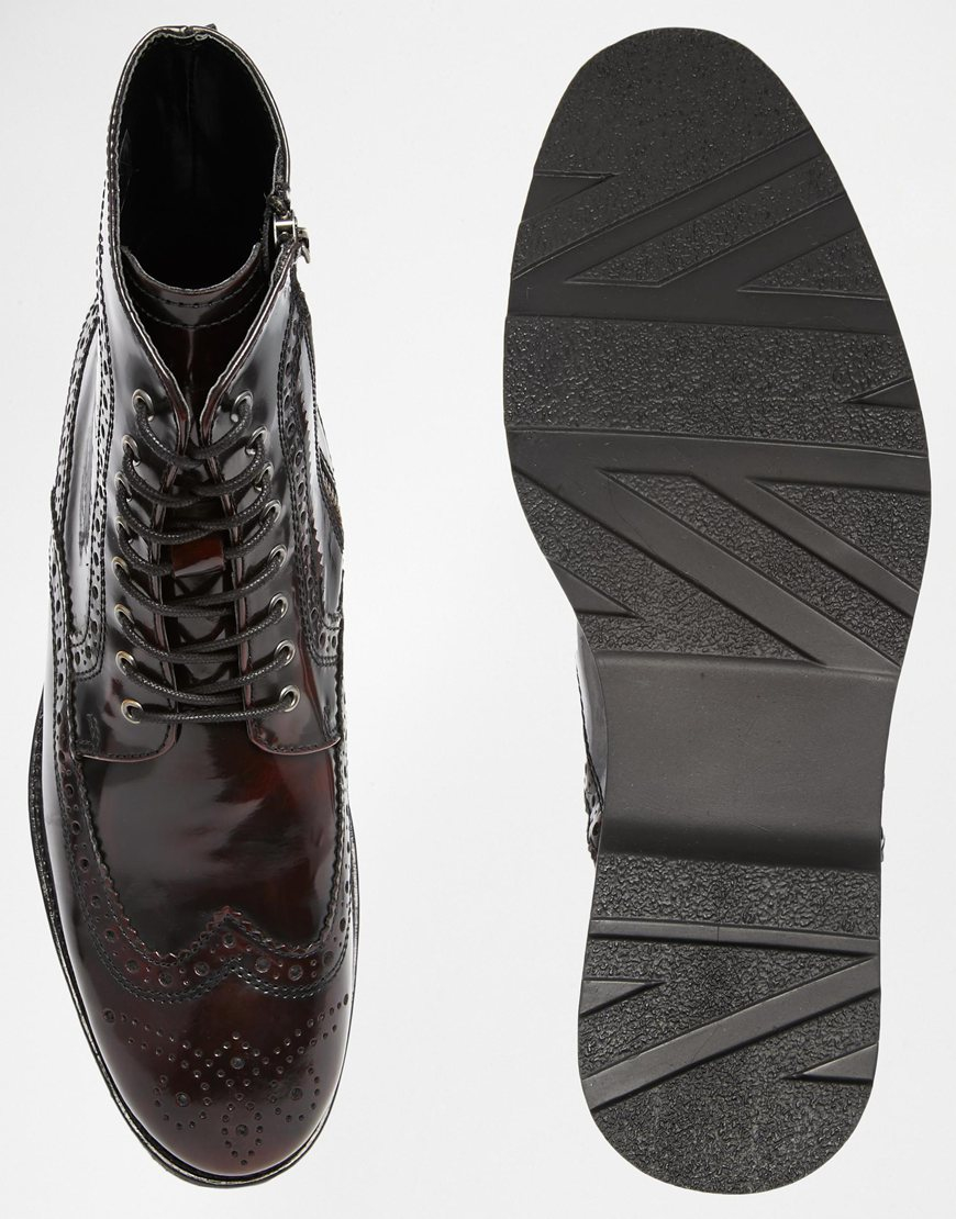 asos mens brogue boots