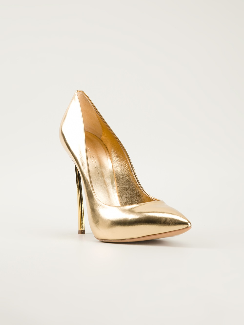 Casadei High Heel Pumps in Metallic - Lyst