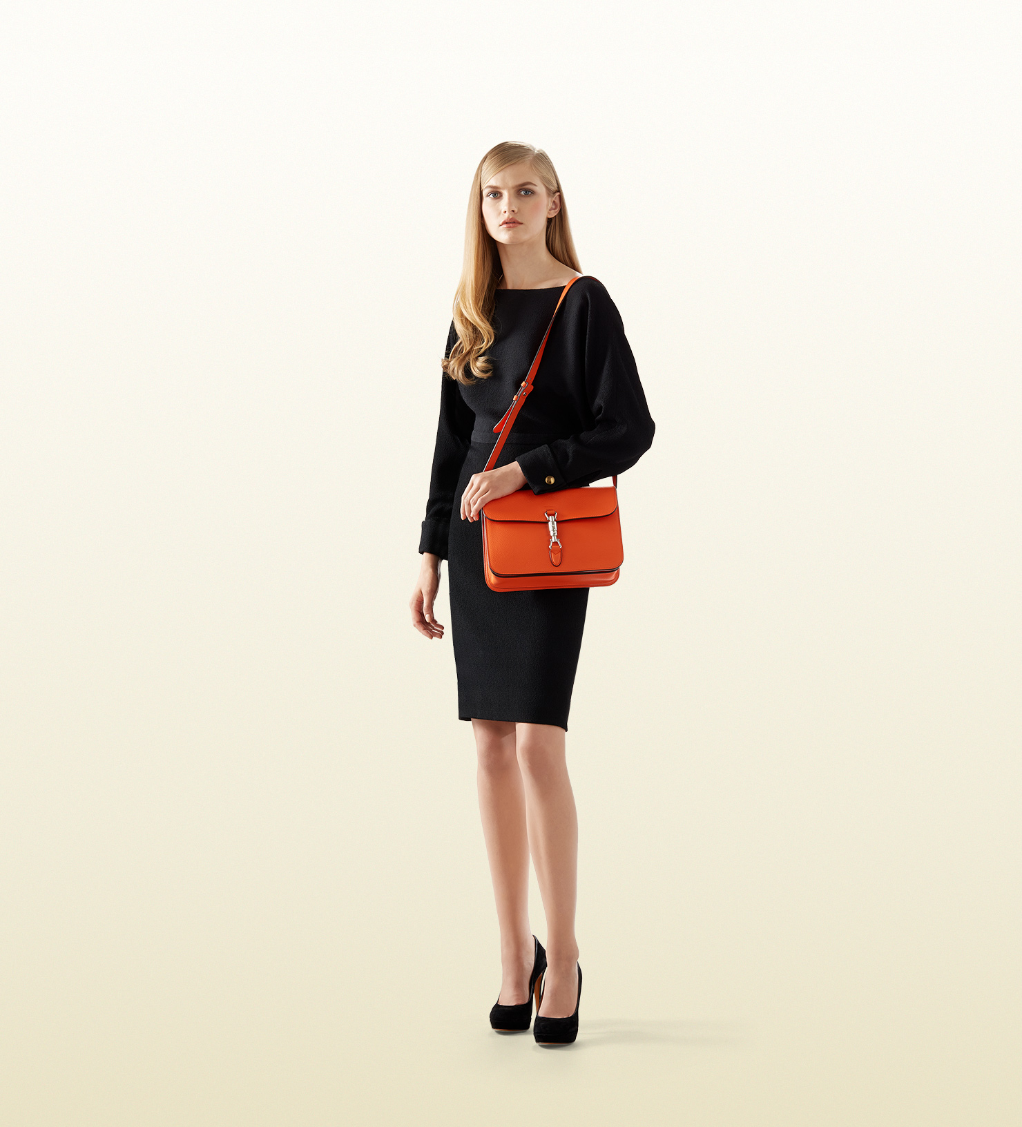 gucci jackie soft leather shoulder bag