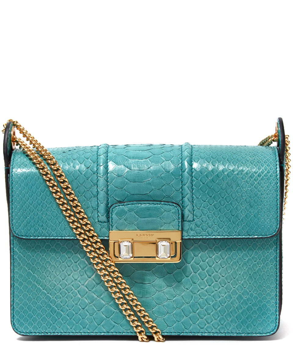 turquoise shoulder bag