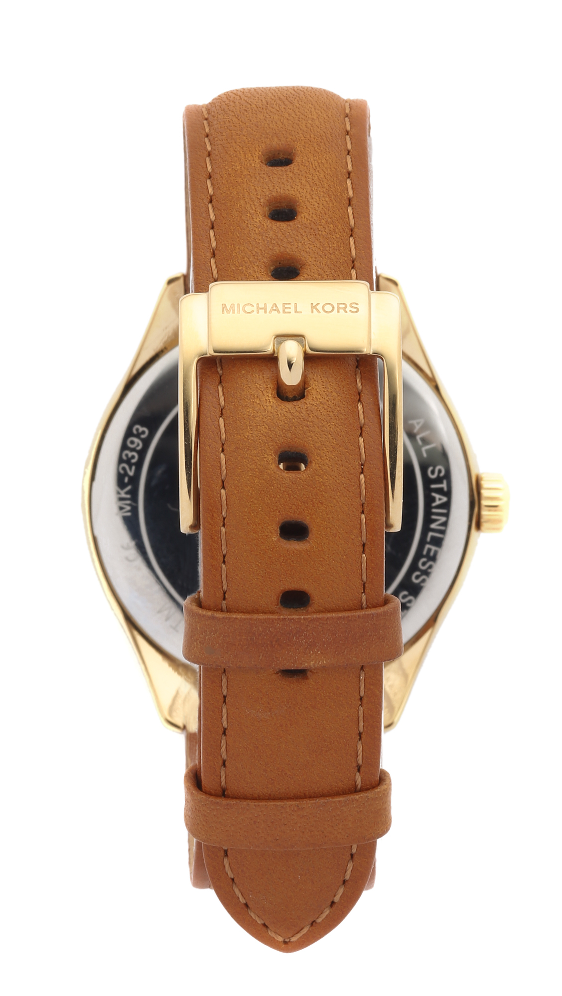 Michael Kors Amelia Moon Phase Watch - Gold/Brown | Lyst