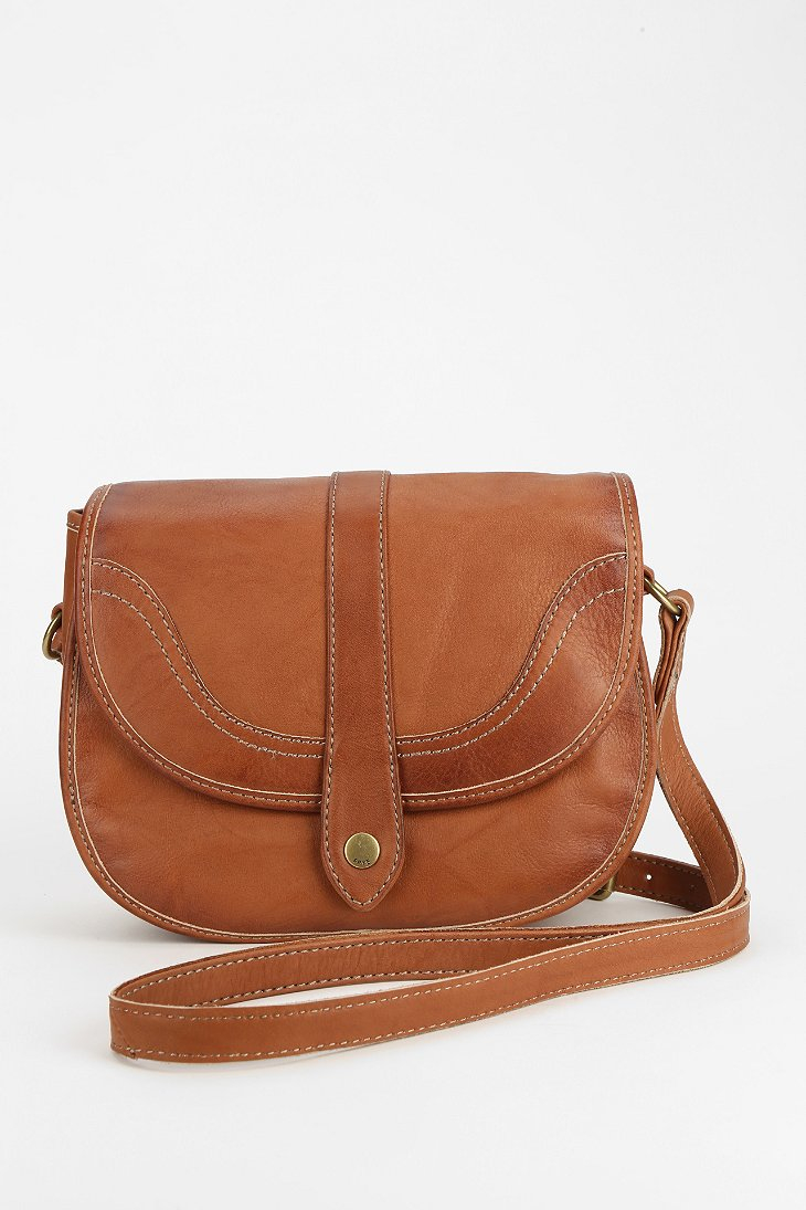 Lyst Frye Campus Leather Saddle Bag In Brown Gallery