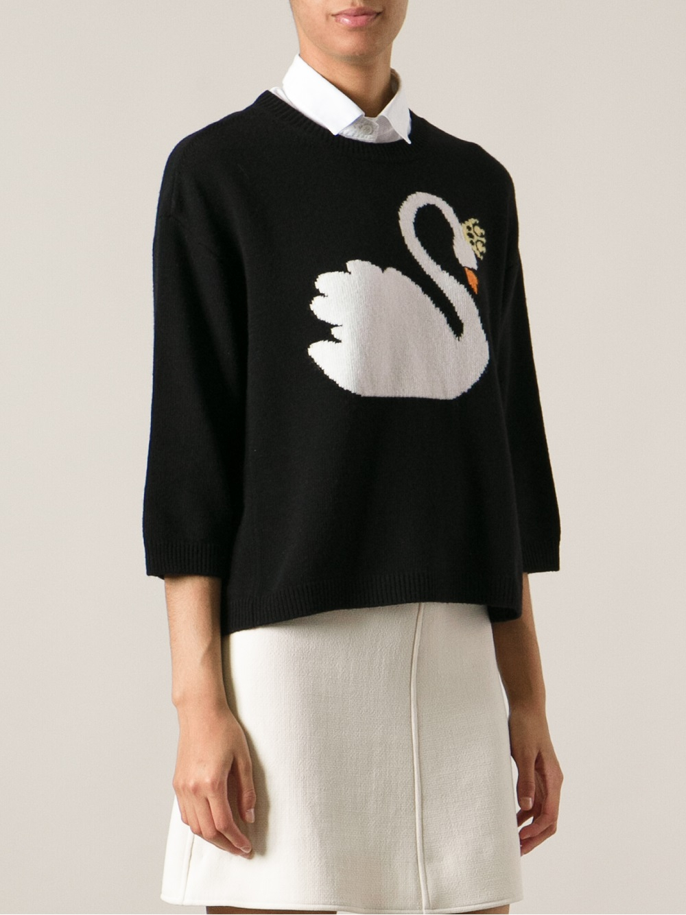 RED Valentino Swan Motif in - Lyst