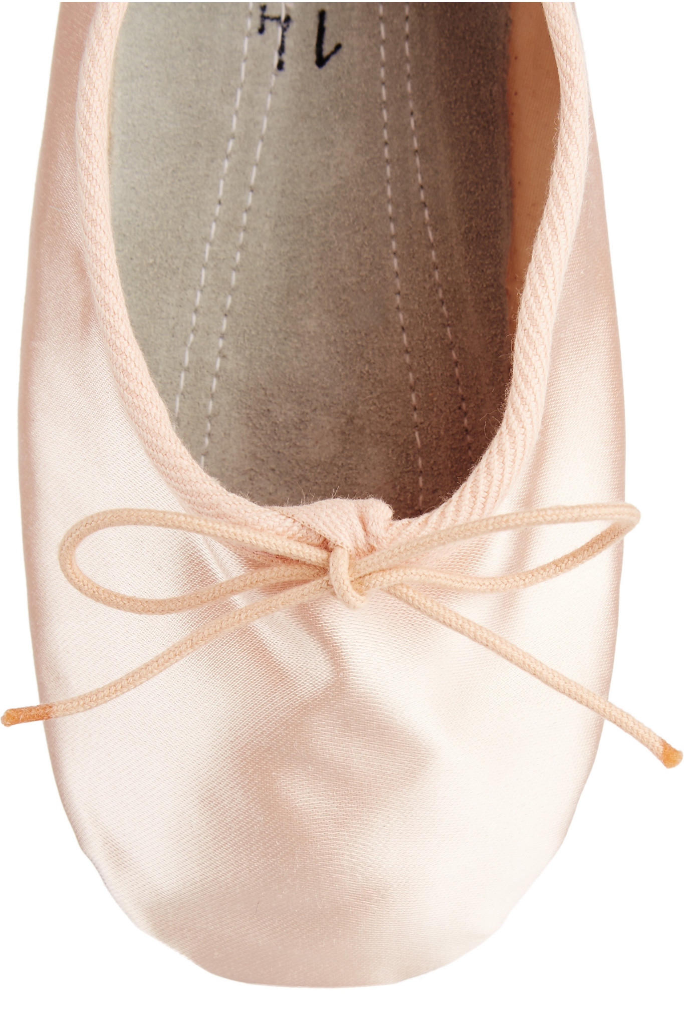 pink satin ballet slippers