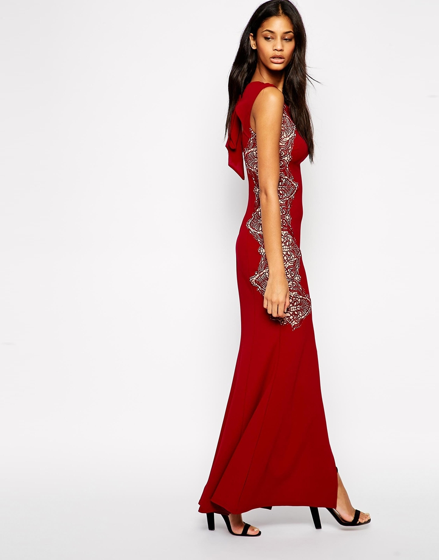 Lipsy Red Maxi Dress Online Sale, UP TO 70% OFF