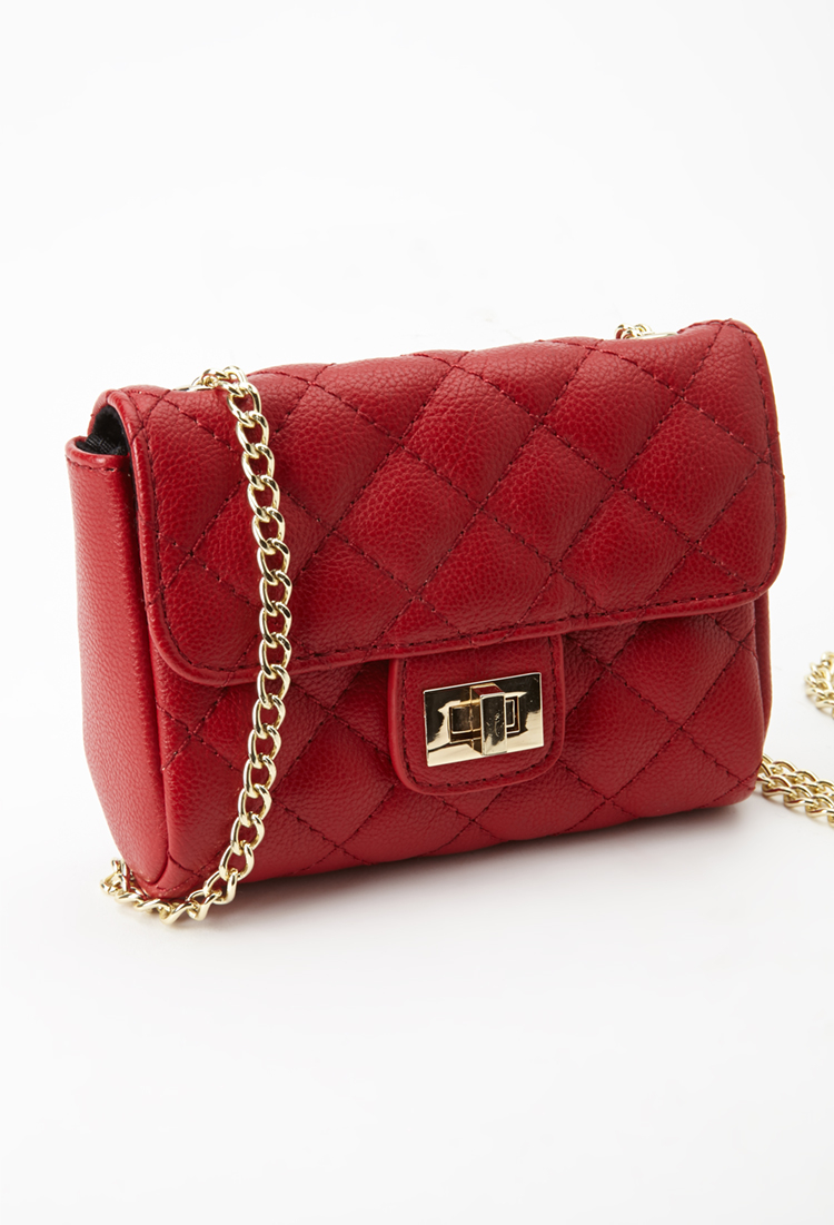 red clutch bag forever 21