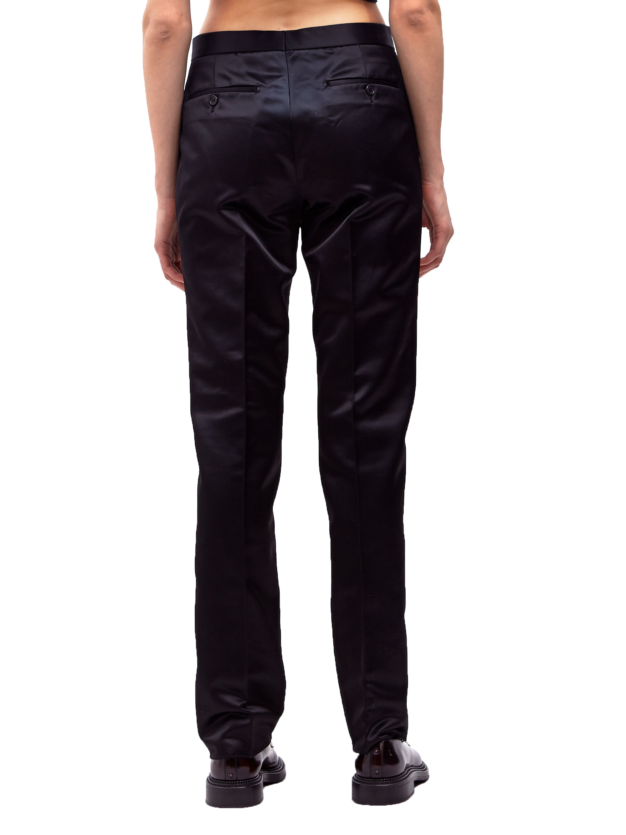 Lyst Yang Li Womens Cotton Viscose Slim Pants in Black