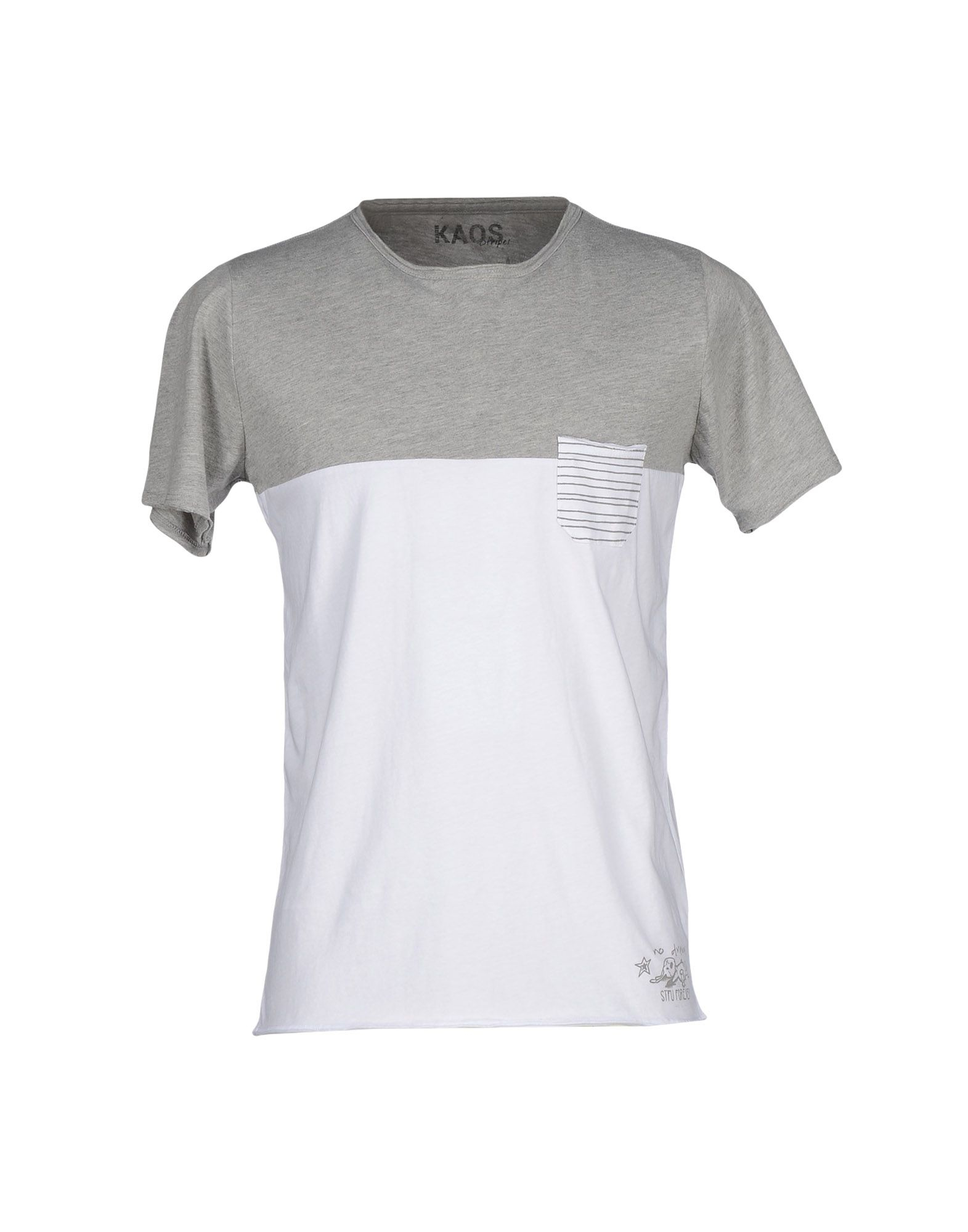 kaos t shirt in gray for light grey lyst kaos t shirt in gray for light grey lyst