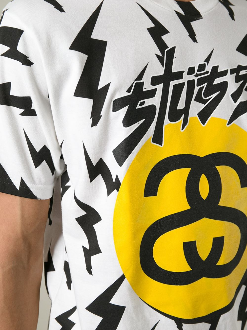 stussy lightning t shirt