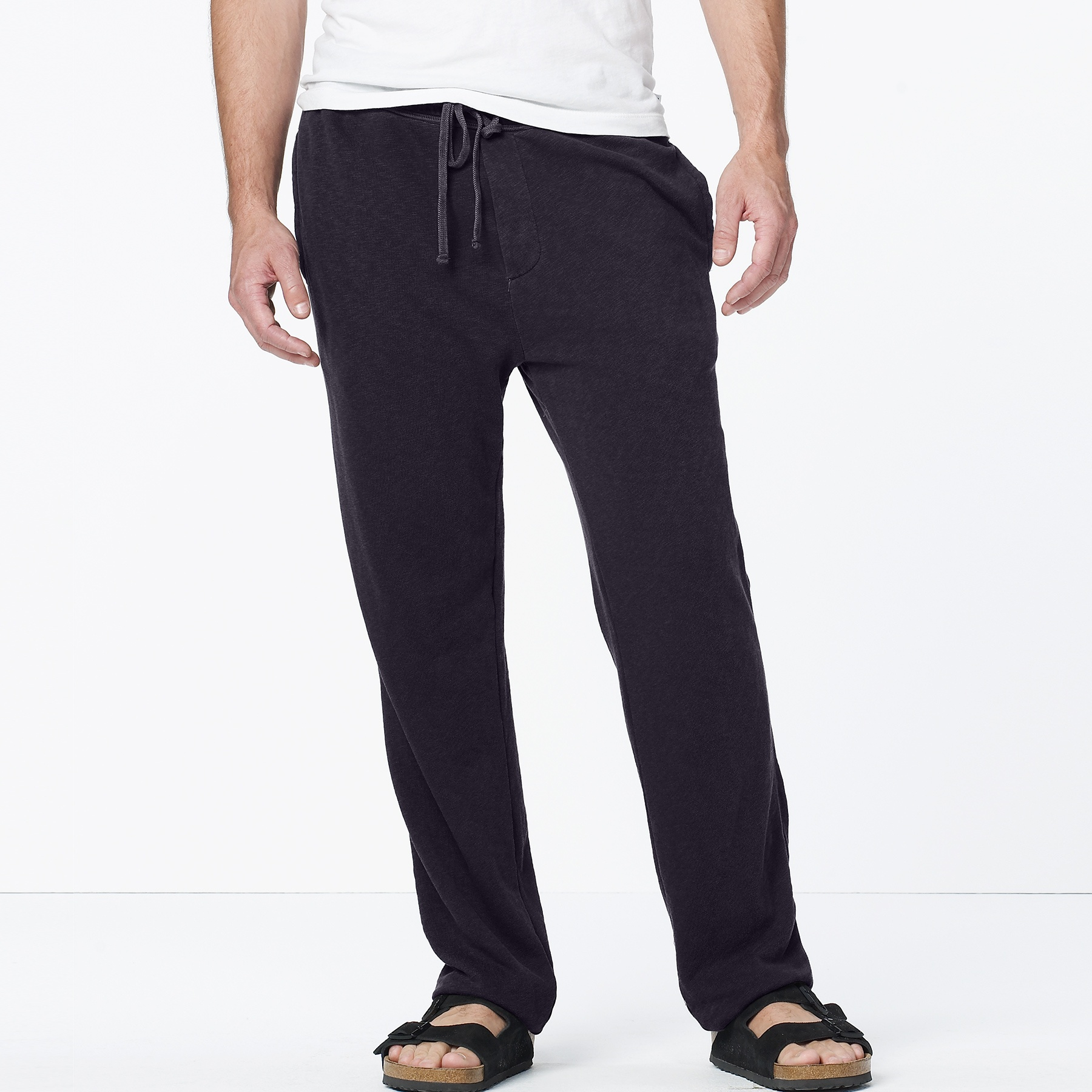 James perse Vintage Fleece Sweatpant in Black for Men | Lyst