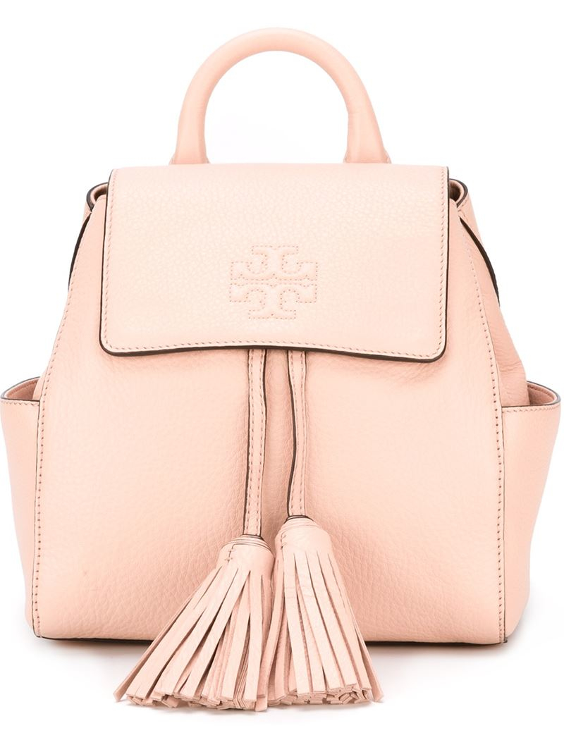tory burch pink backpack