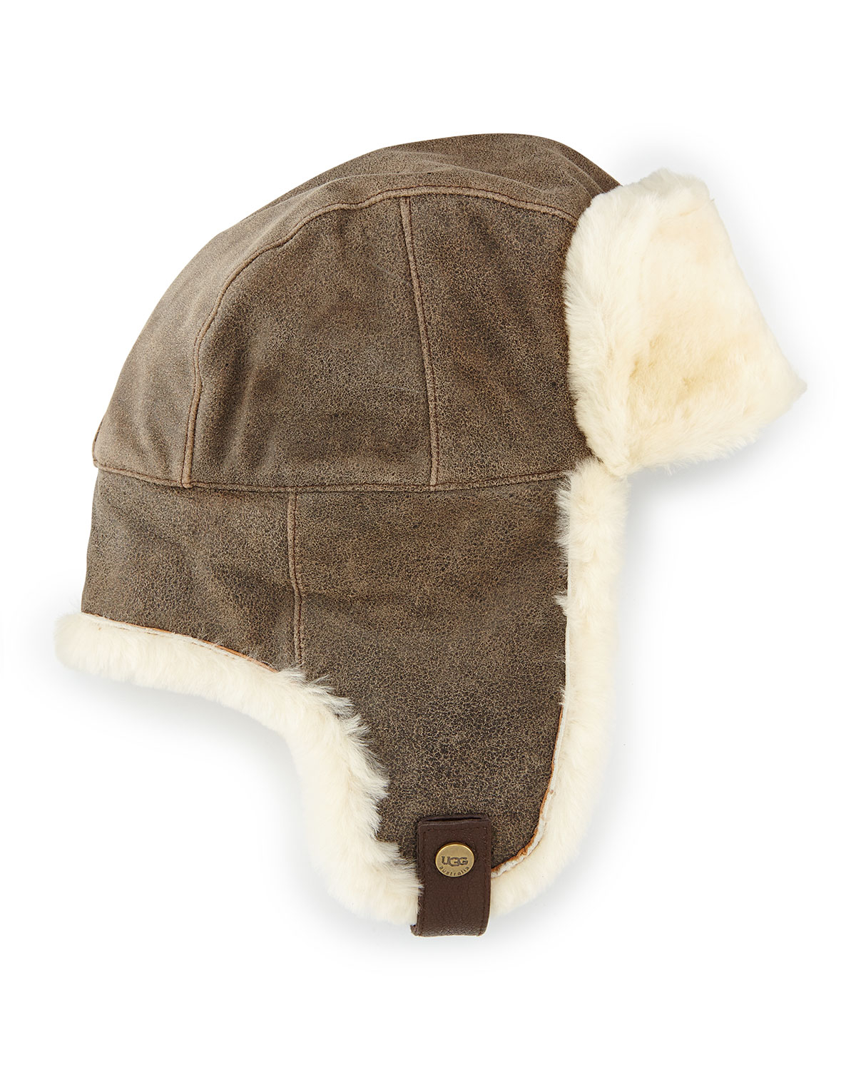 ugg shearling trapper hat