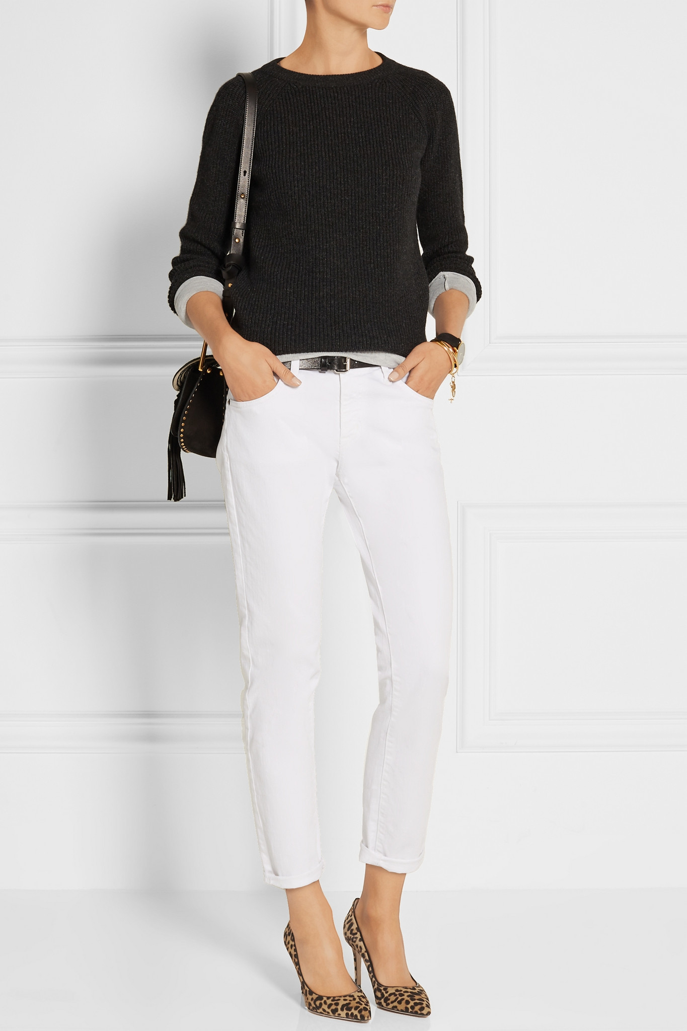 gianvito rossi leopard mules