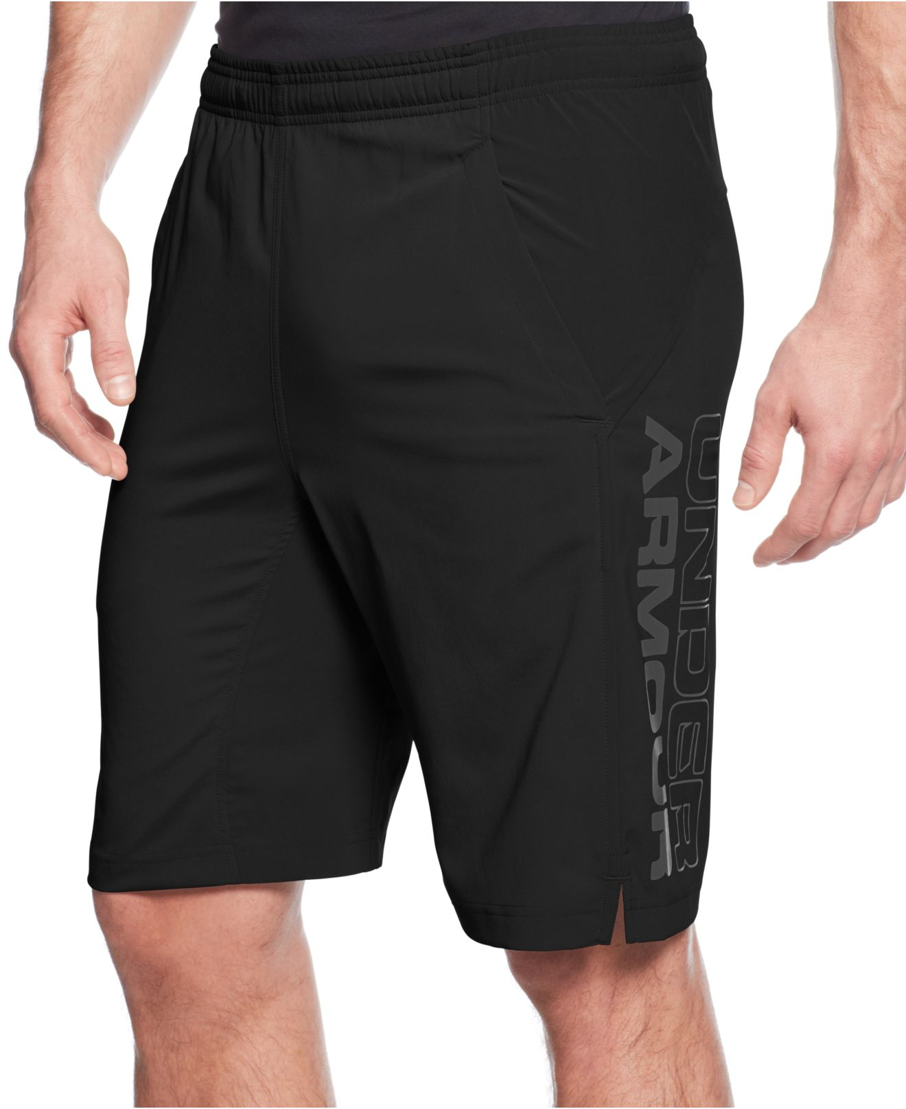 Under Armour Men's Hiit Woven Performance Shorts in Black/Graphite (Black)  for Men | Lyst